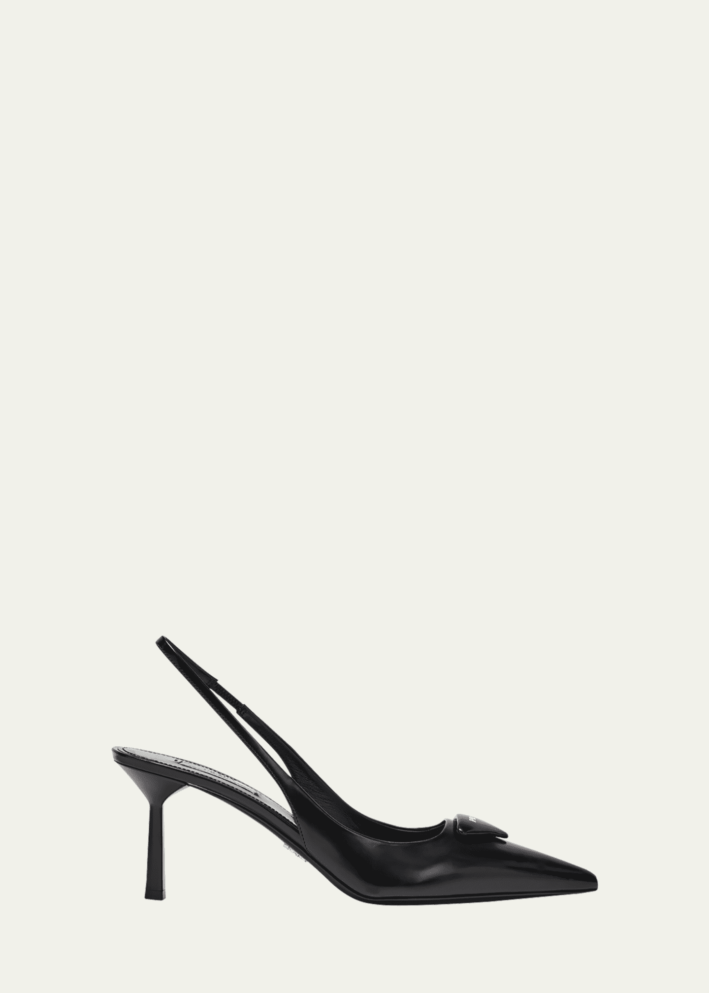 Prada black slingbacks store