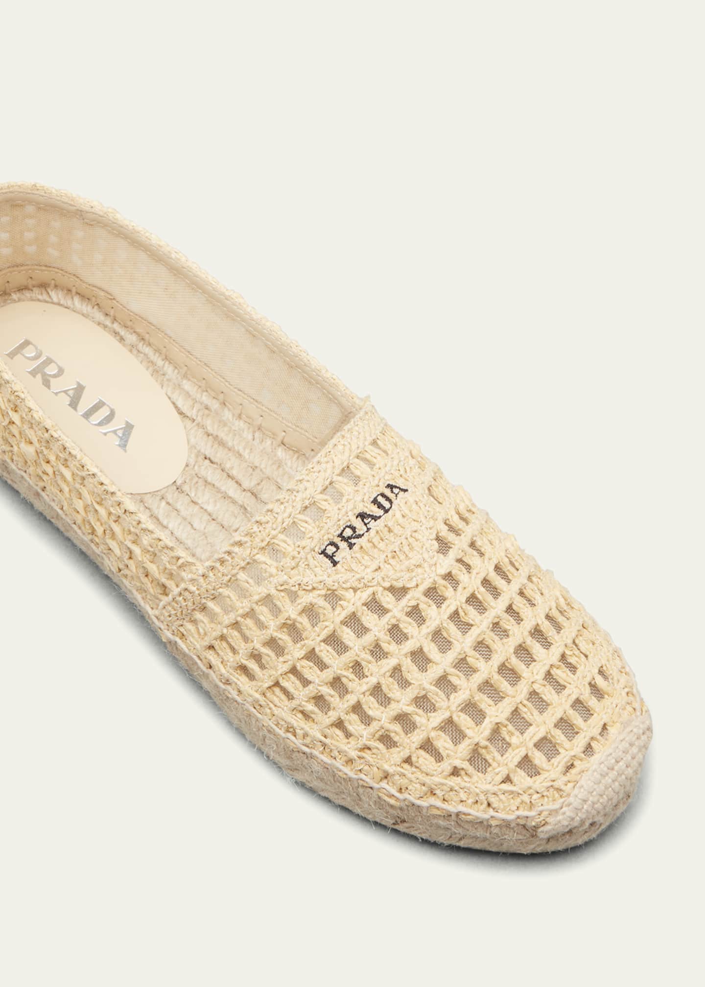 Prada white espadrilles clearance