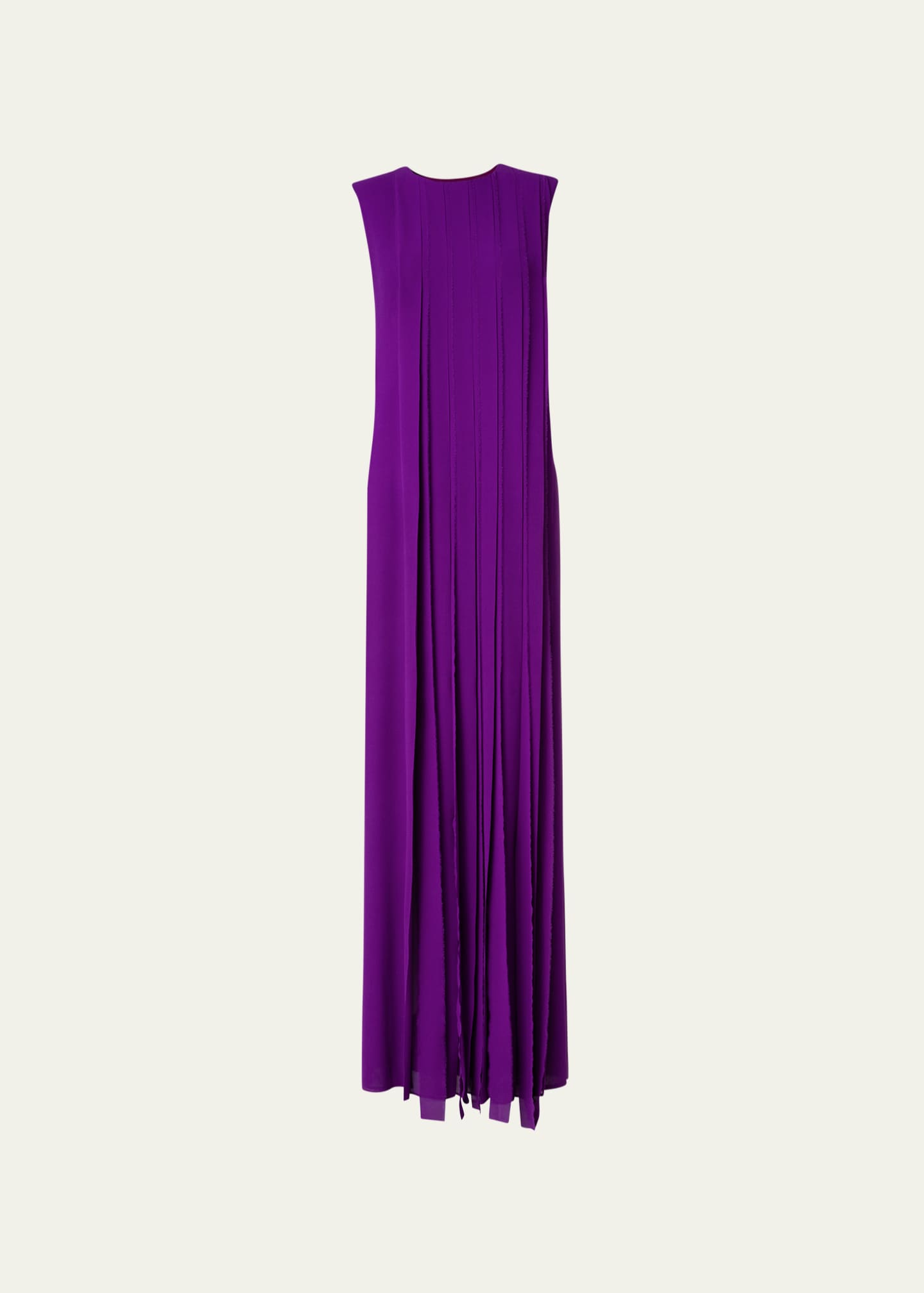 Akris Pleated Shoulder Pad Dress Bergdorf Goodman