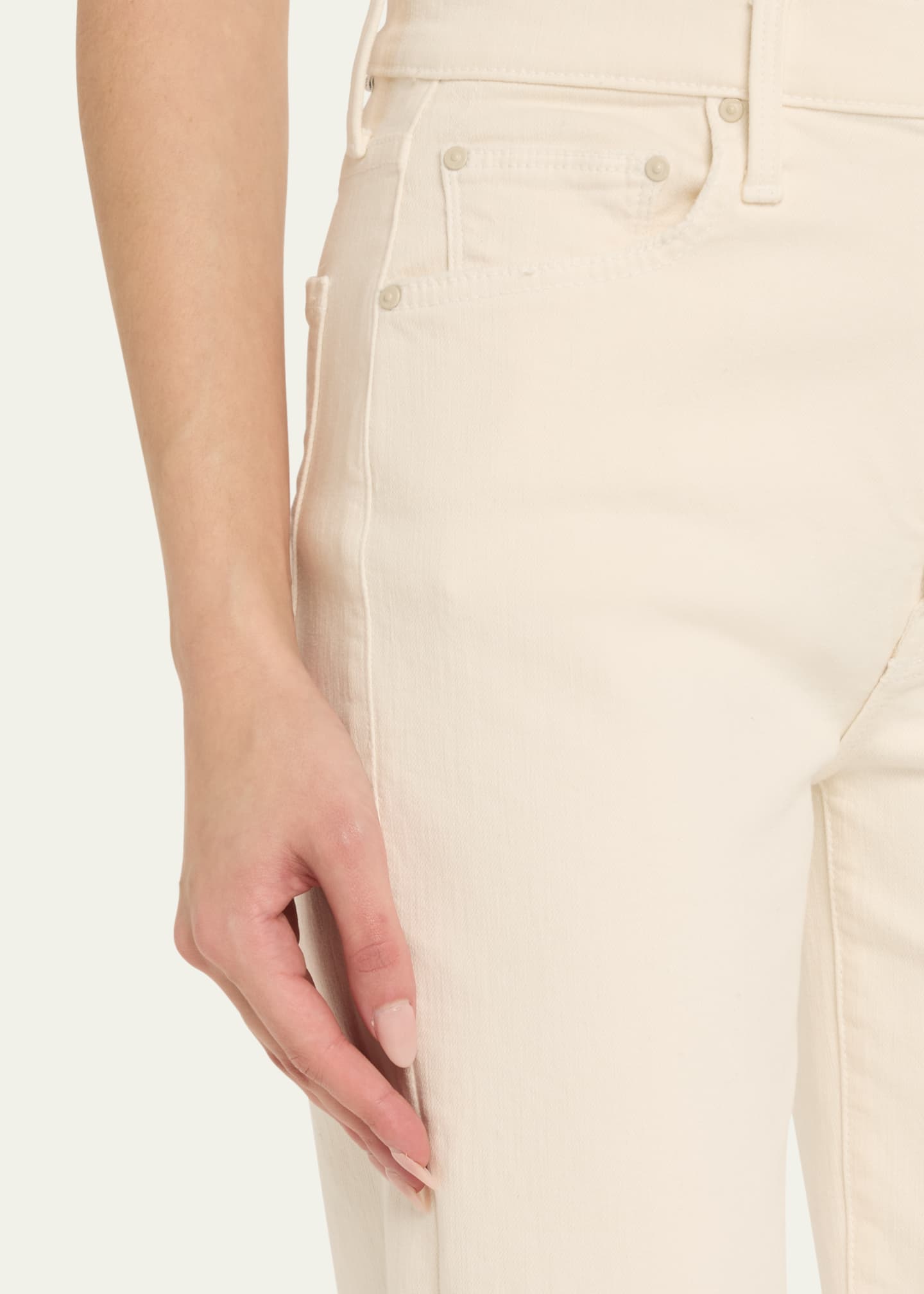 MOTHER The Rambler Zip Ankle Jeans Image 5 of 5