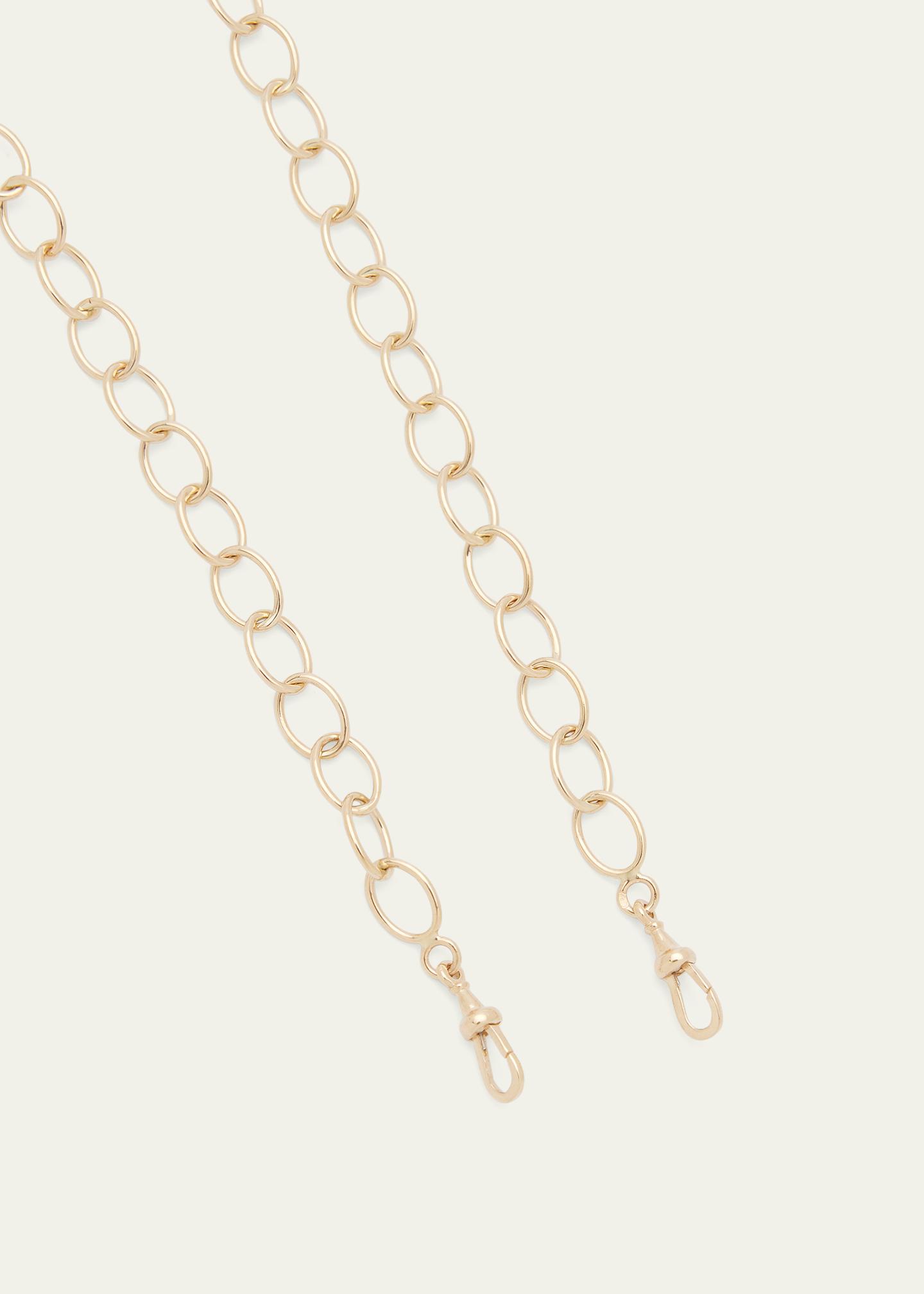 Marie Lichtenberg 14k Yellow Gold Micro Rosa Chain, 30