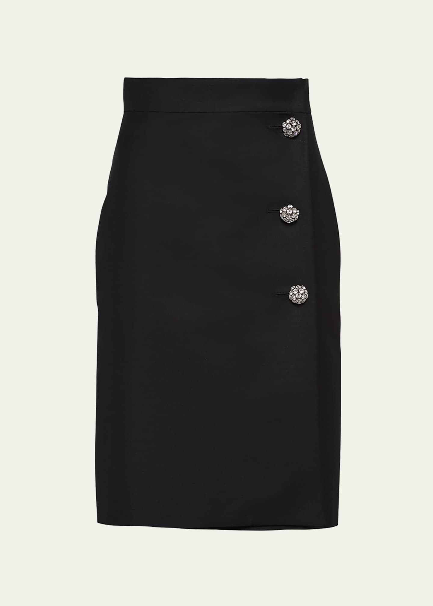 PRADA(プラダ) 18SS Lame pleated jacquard skirt ラメ プリーツ