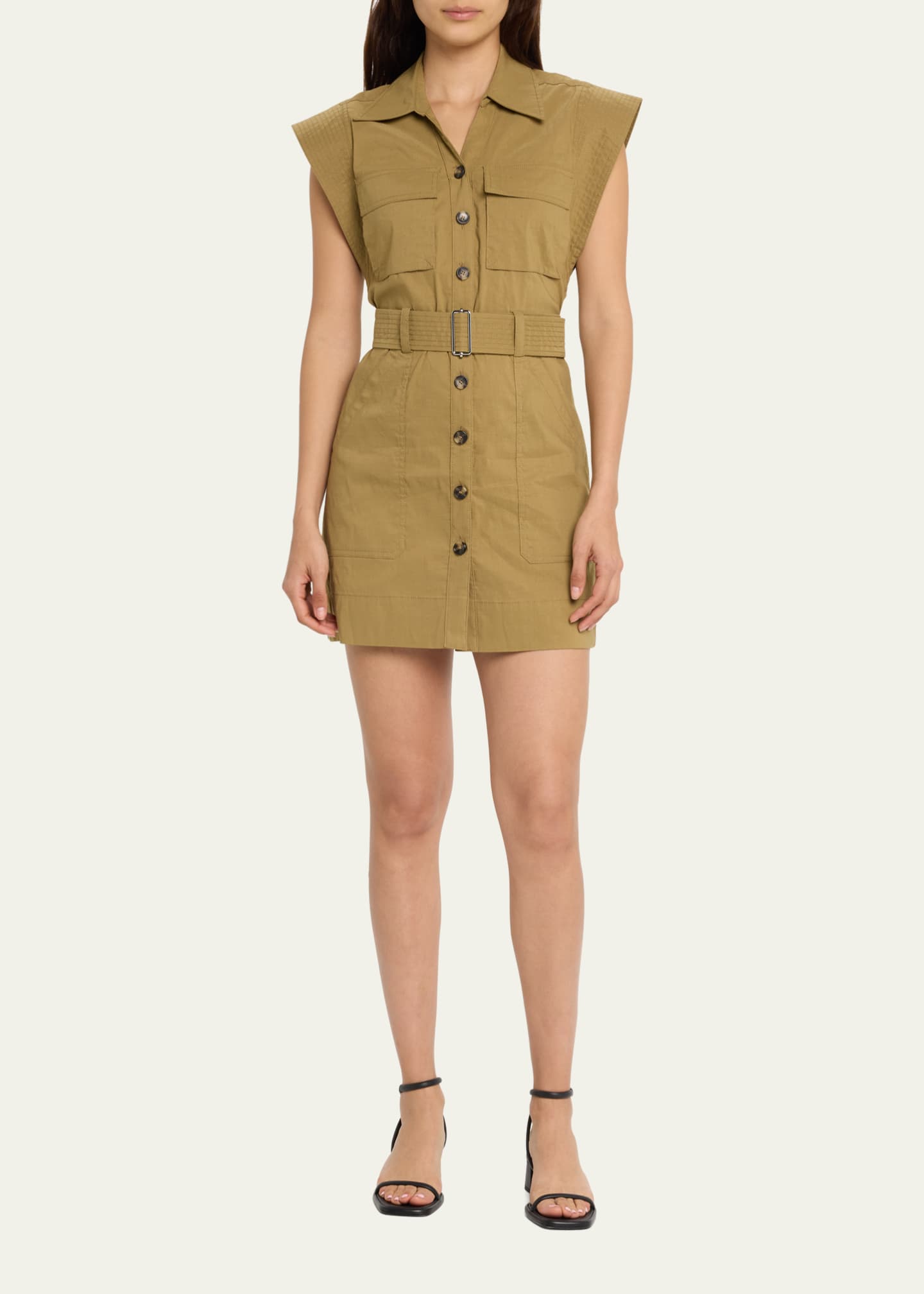 A.L.C. Ava Mini Utility Dress Bergdorf Goodman