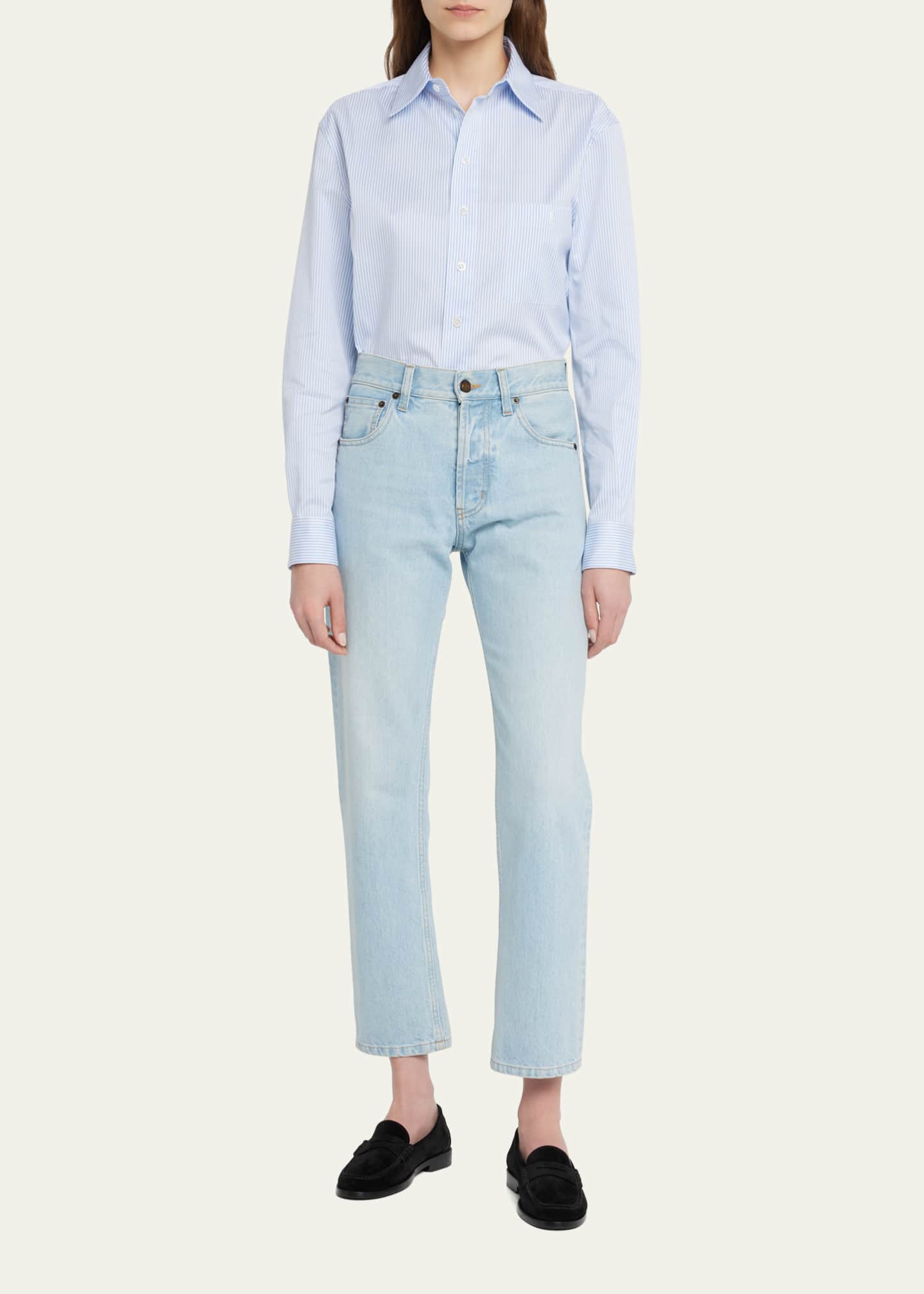Saint laurent button down shirt cheap