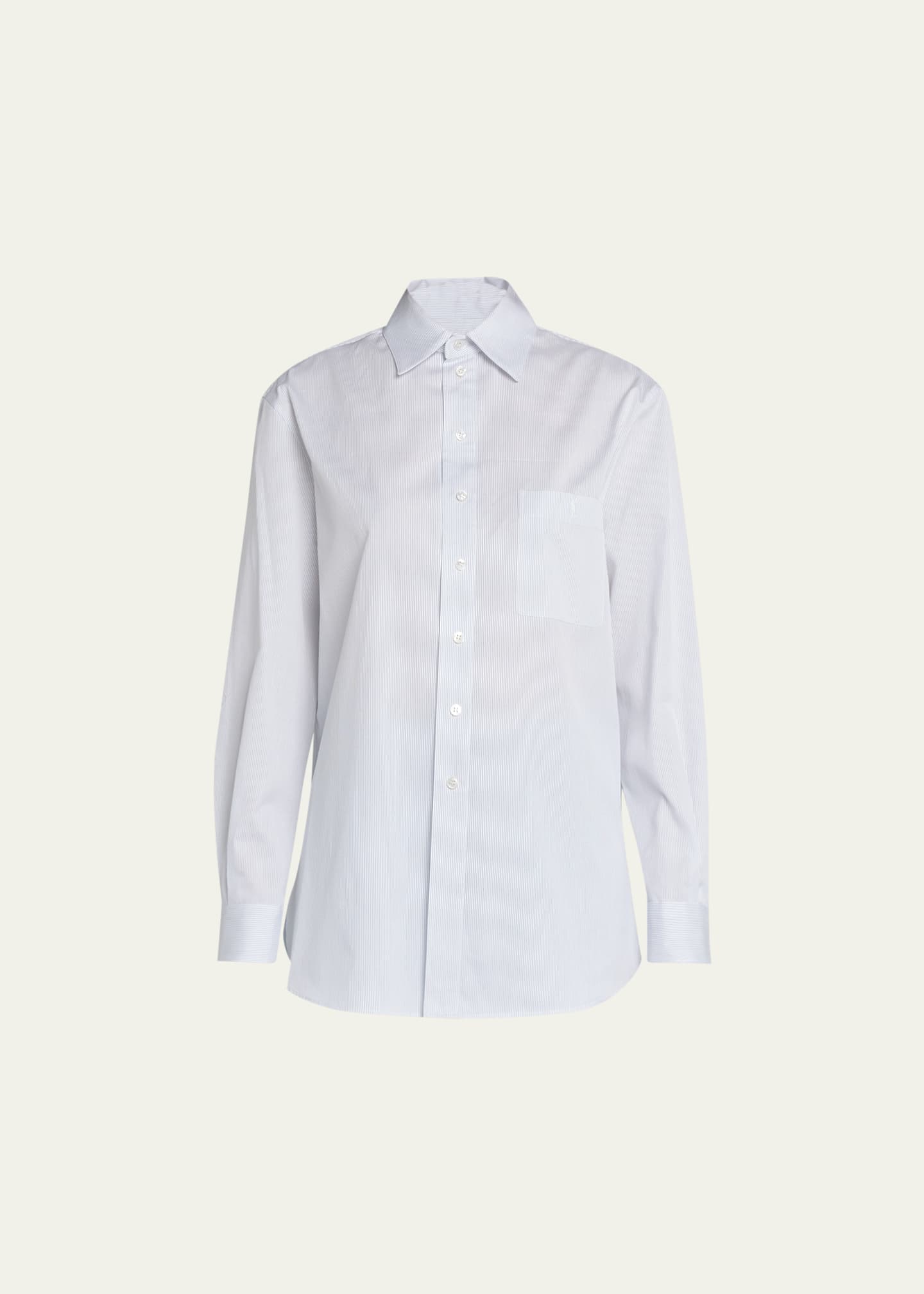 Saint laurent button down shirt discount