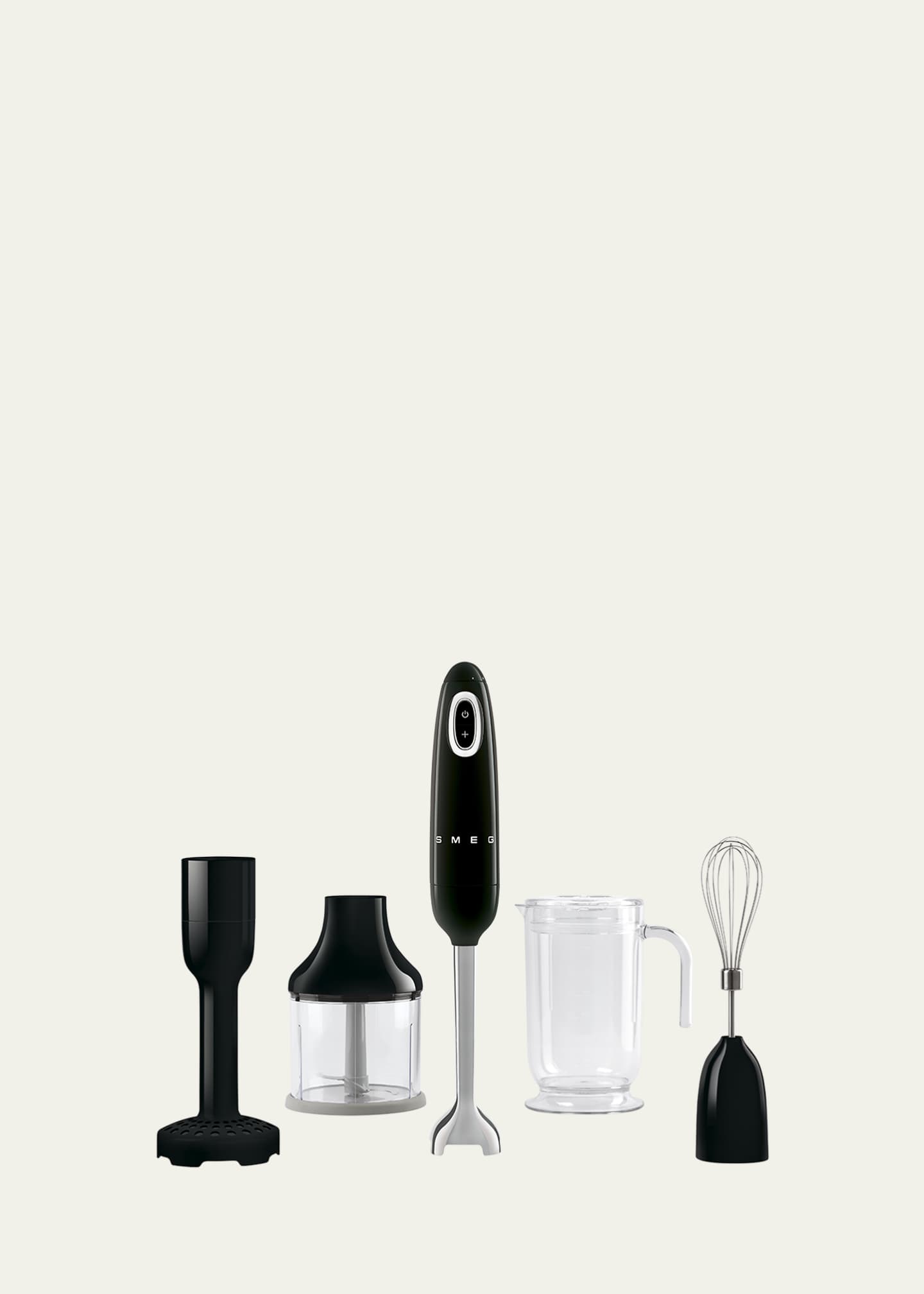 Smeg Hand Blender HBF22 With Accessories Black Bergdorf Goodman