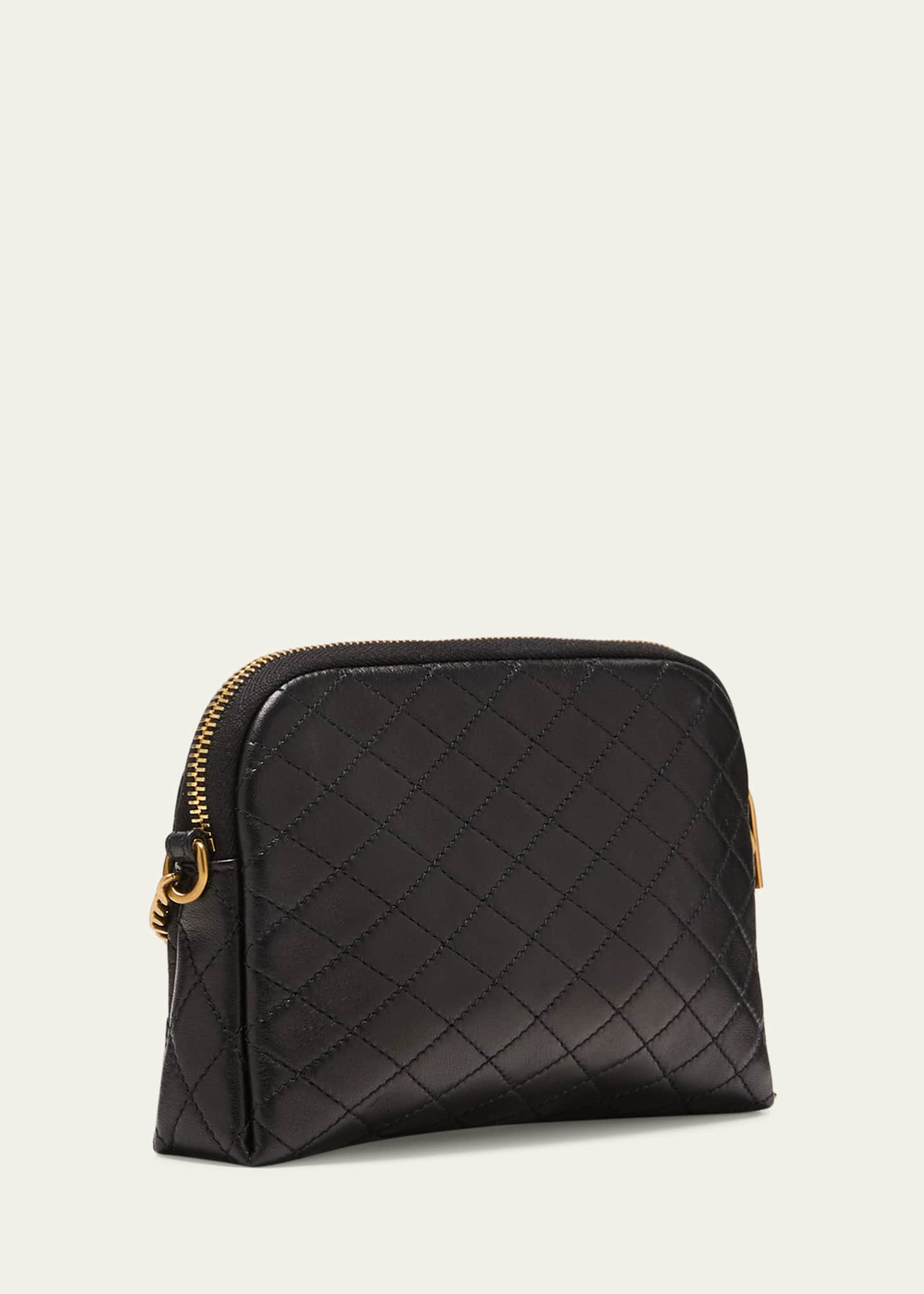 SAINT LAURENT Gaby YSL Monogram Leather Card Case