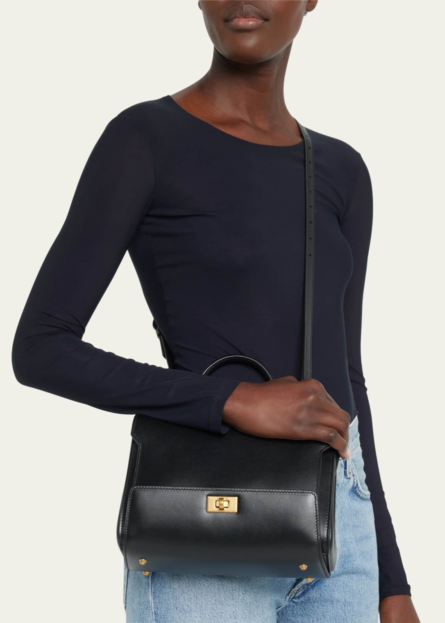 Forudsætning hundrede katastrofale Balenciaga Money Flap Leather Top-Handle Bag - Bergdorf Goodman