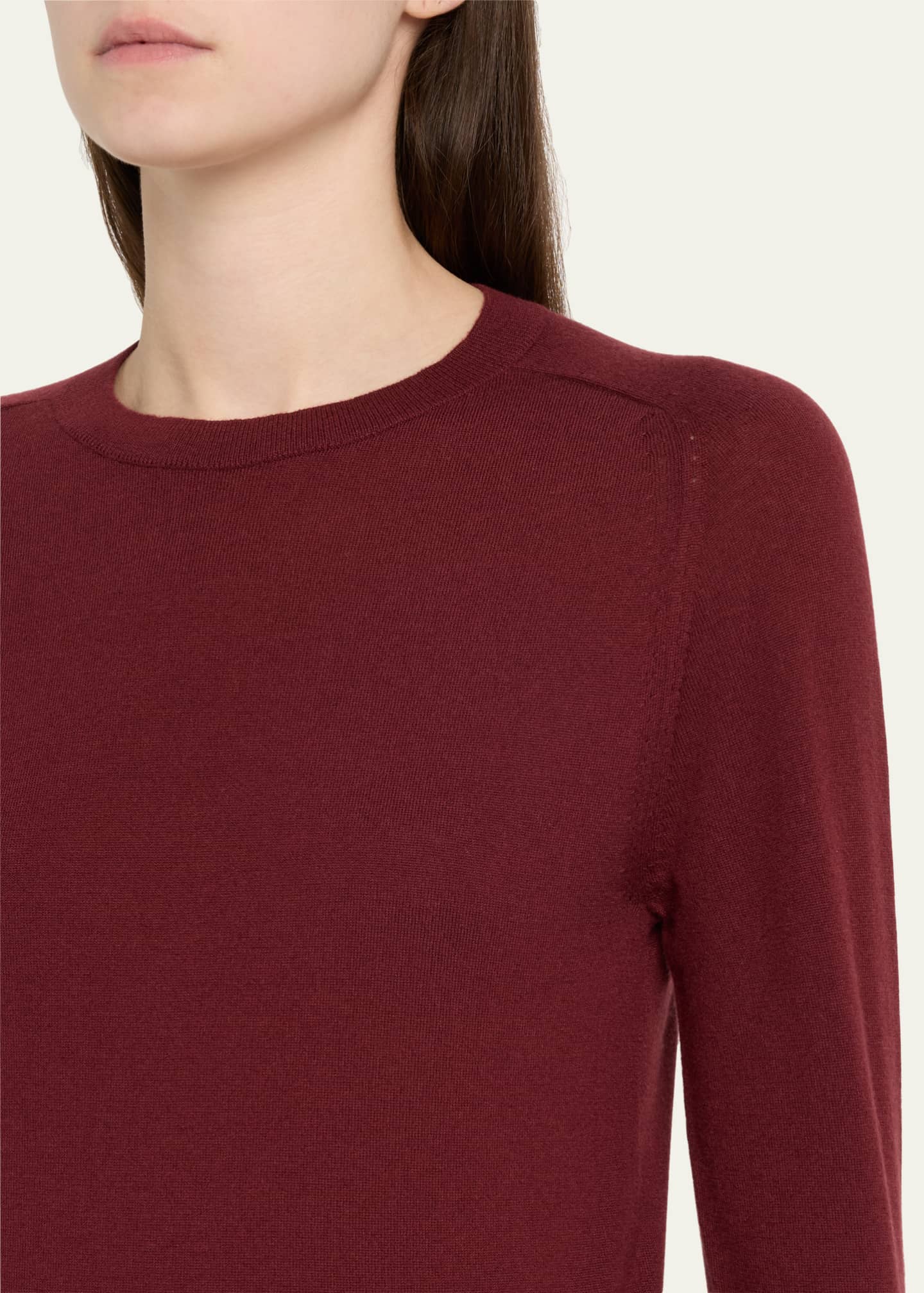 Loro Piana Girocollo Manica Neo Piuma Cashmere Sweater Image 5 of 5