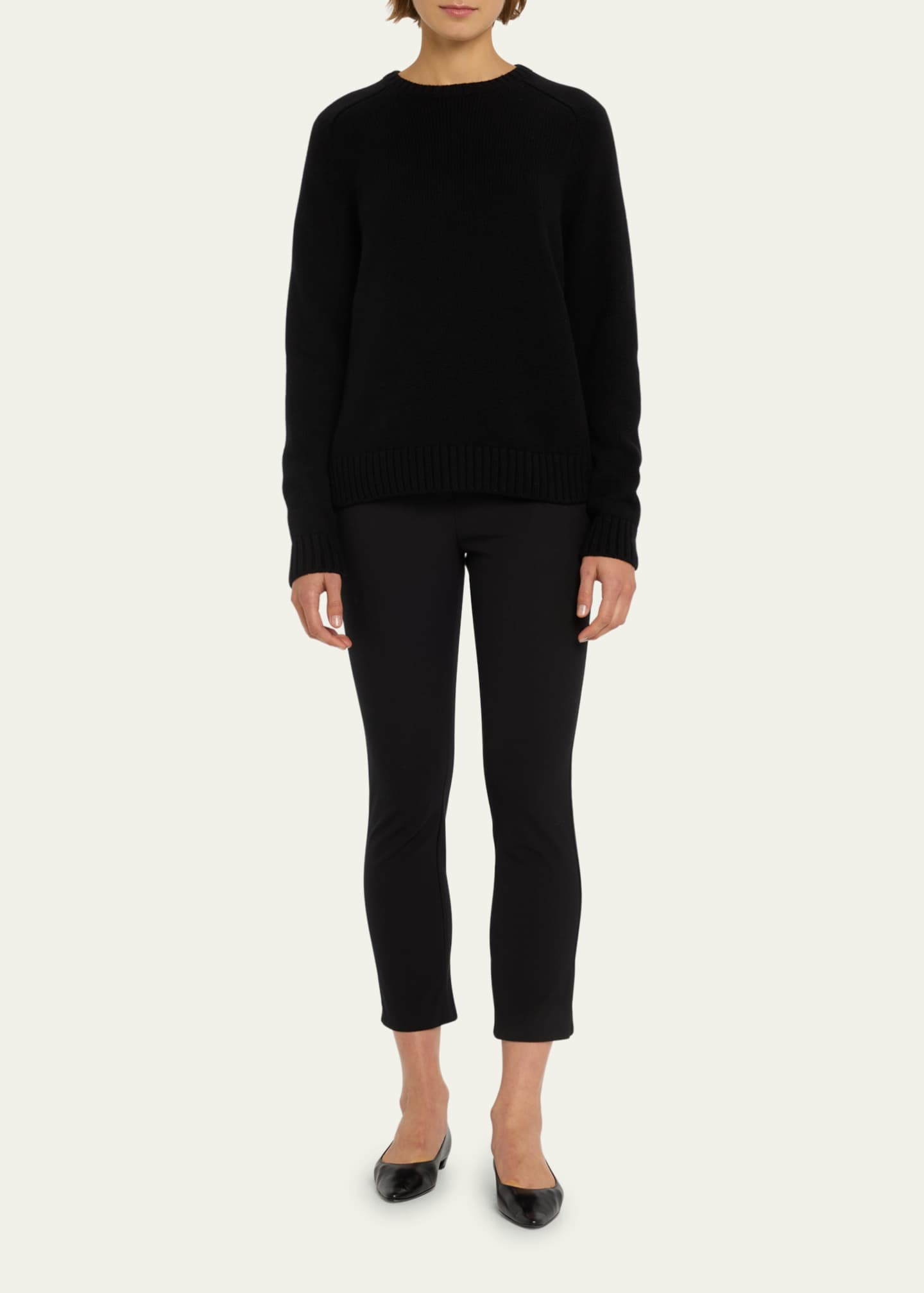 Loro Piana Neo Parksville Cashmere Crewneck Sweater Image 2 of 5