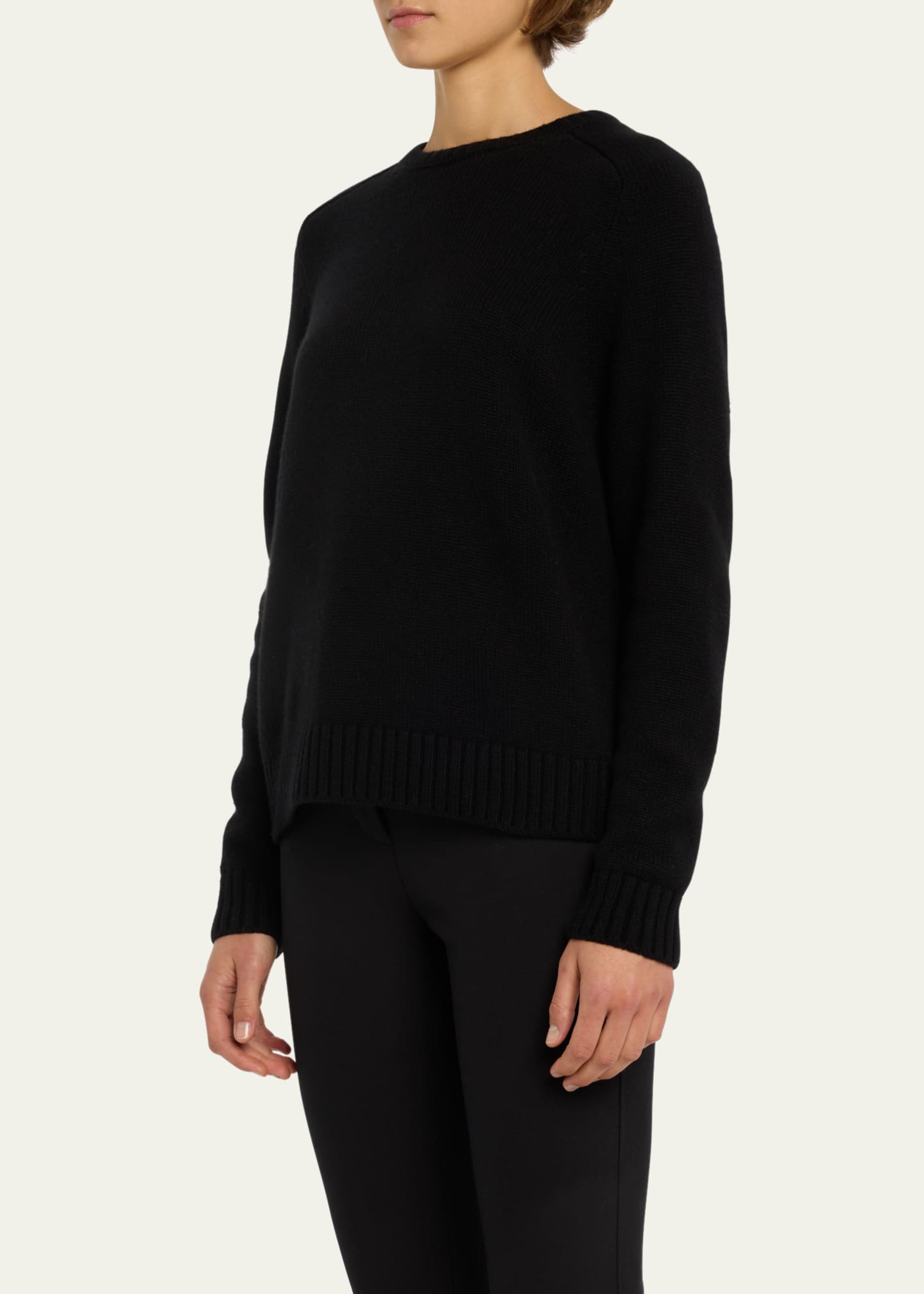 Loro Piana Neo Parksville Cashmere Crewneck Sweater Image 4 of 5