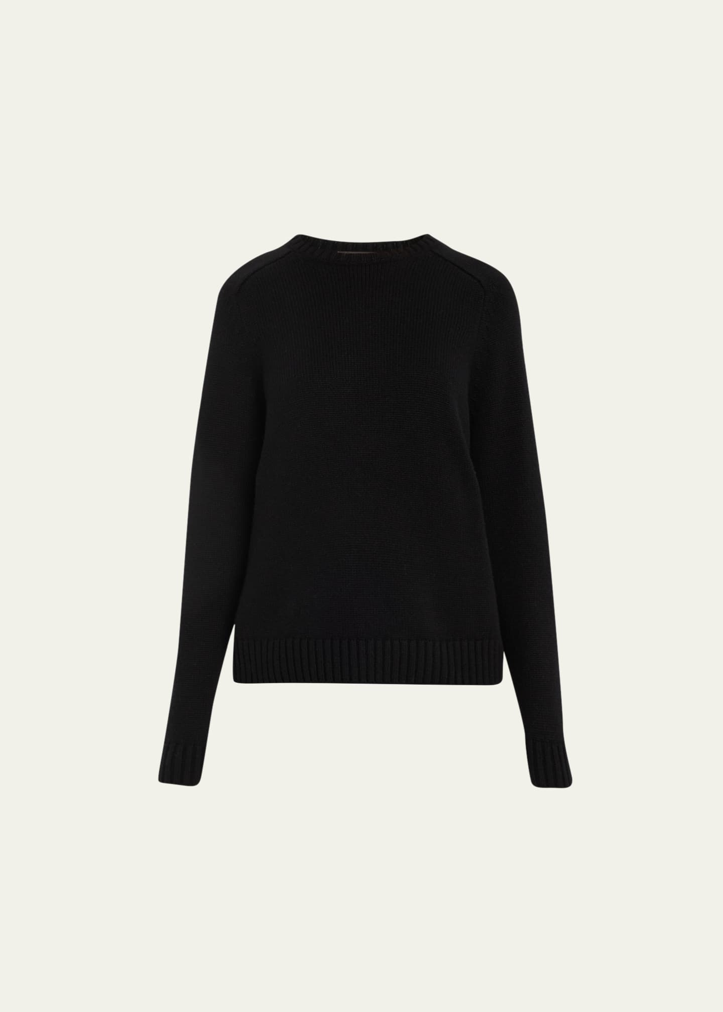 Loro Piana Neo Parksville Cashmere Crewneck Sweater Image 1 of 5