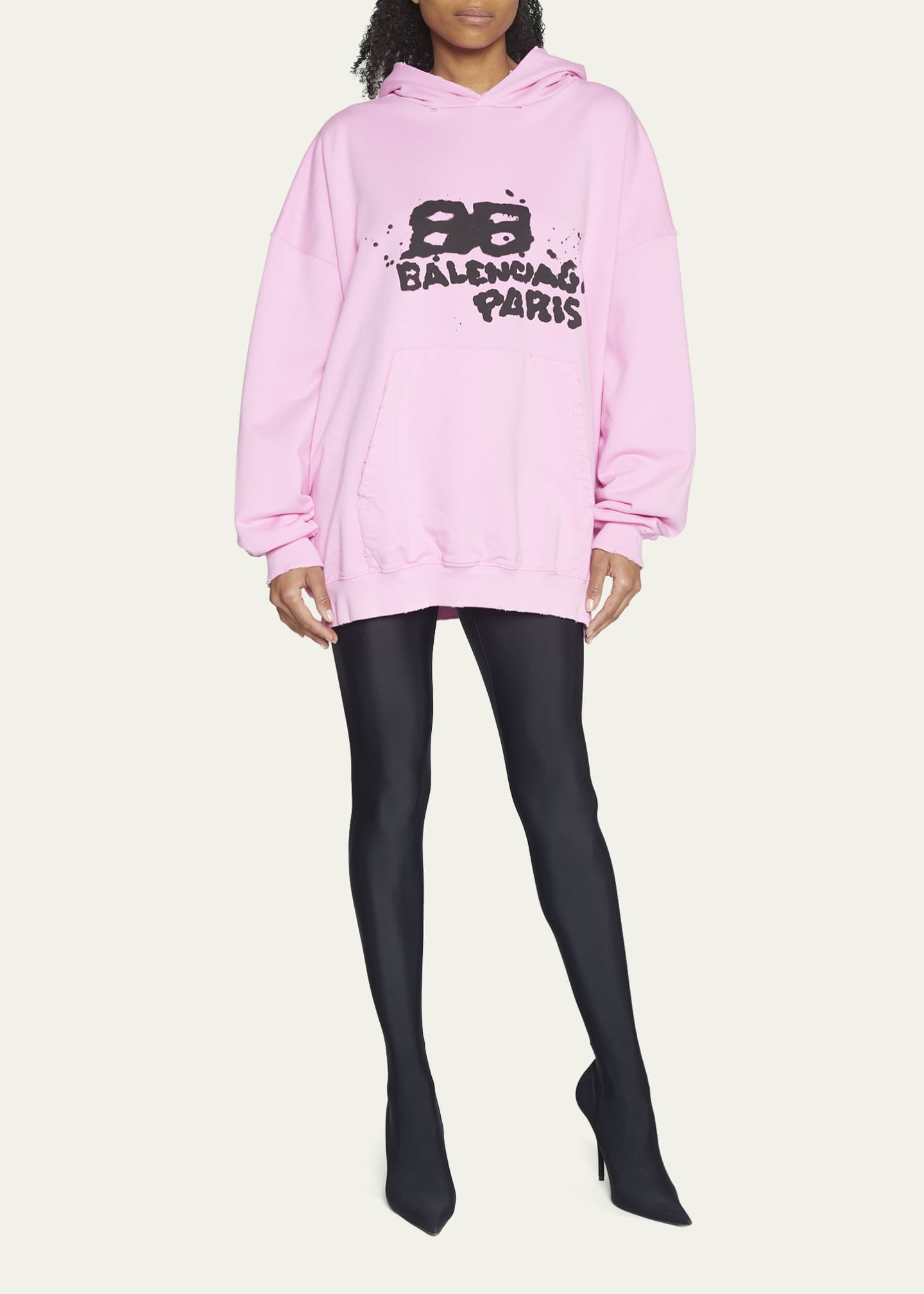 Oversized hoodie balenciaga hot sale