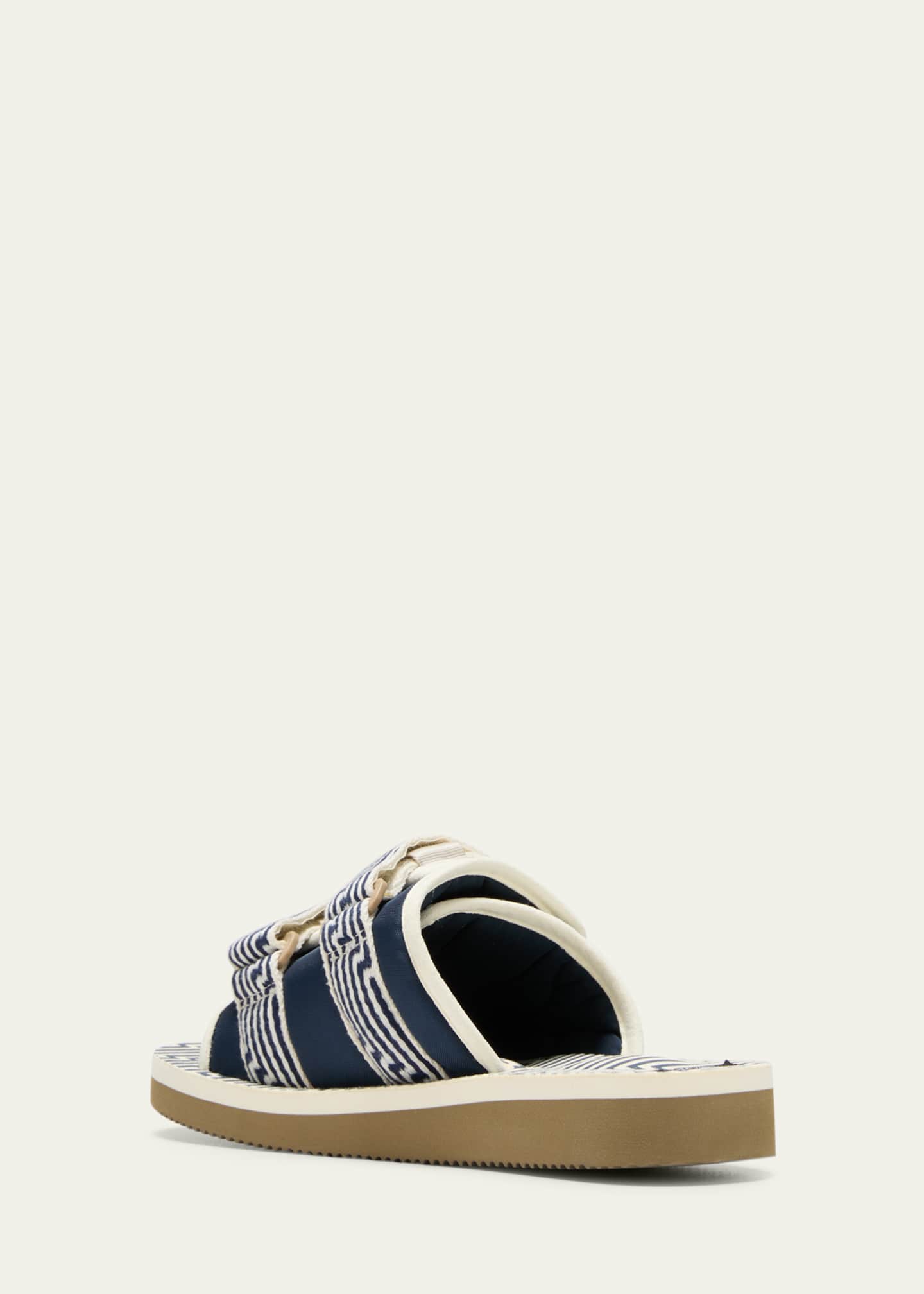 Moto Cab Woven Dual-Buckle Sandals - Thumbnail 2