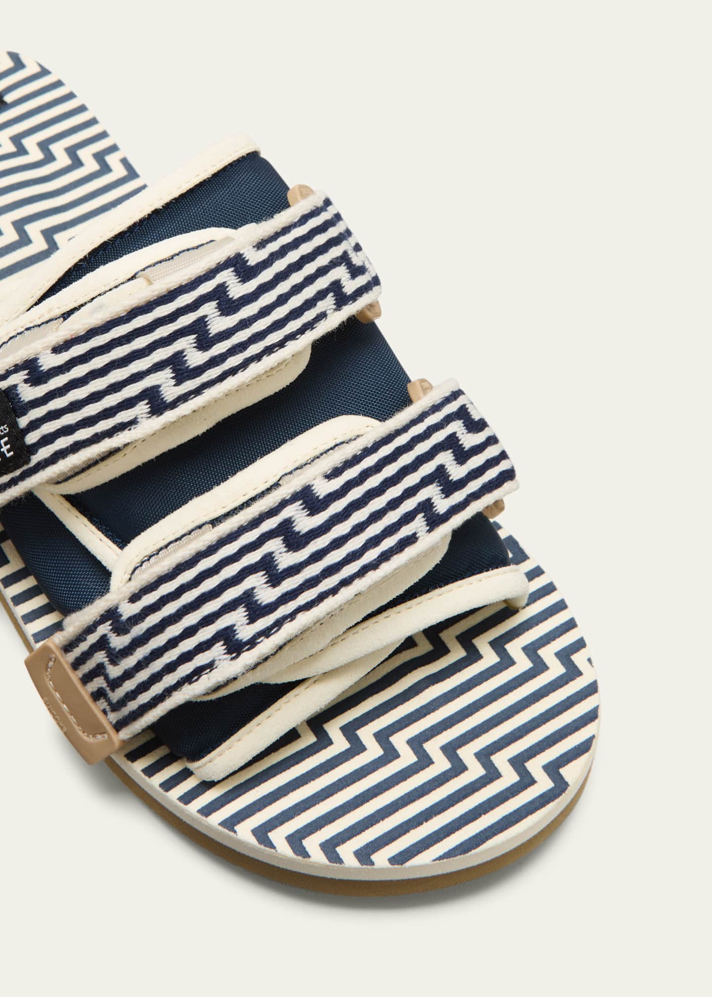 Moto Cab Woven Dual-Buckle Sandals - Thumbnail 3