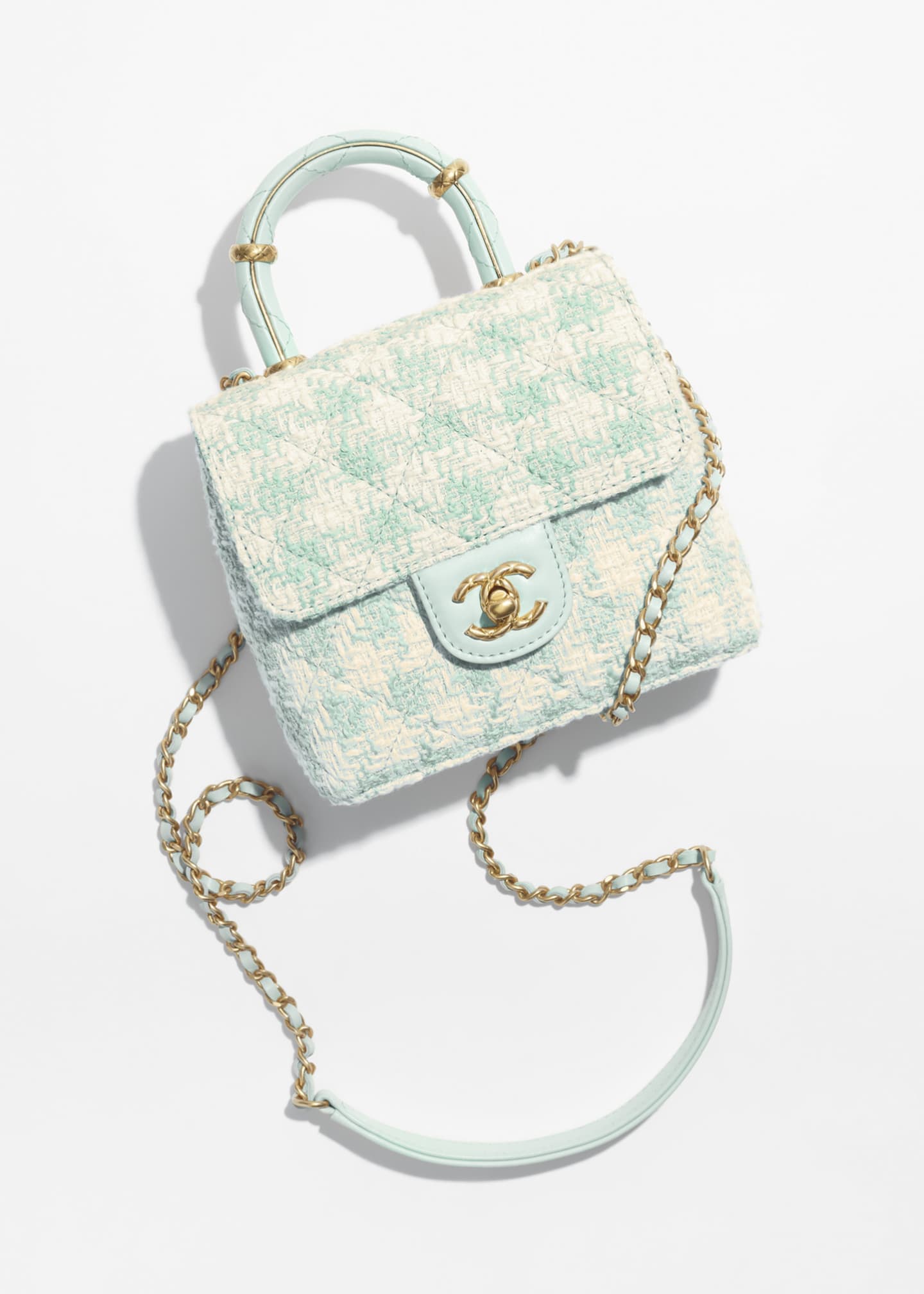 CHANEL MINI FLAP BAG WITH TOP HANDLE Bergdorf Goodman