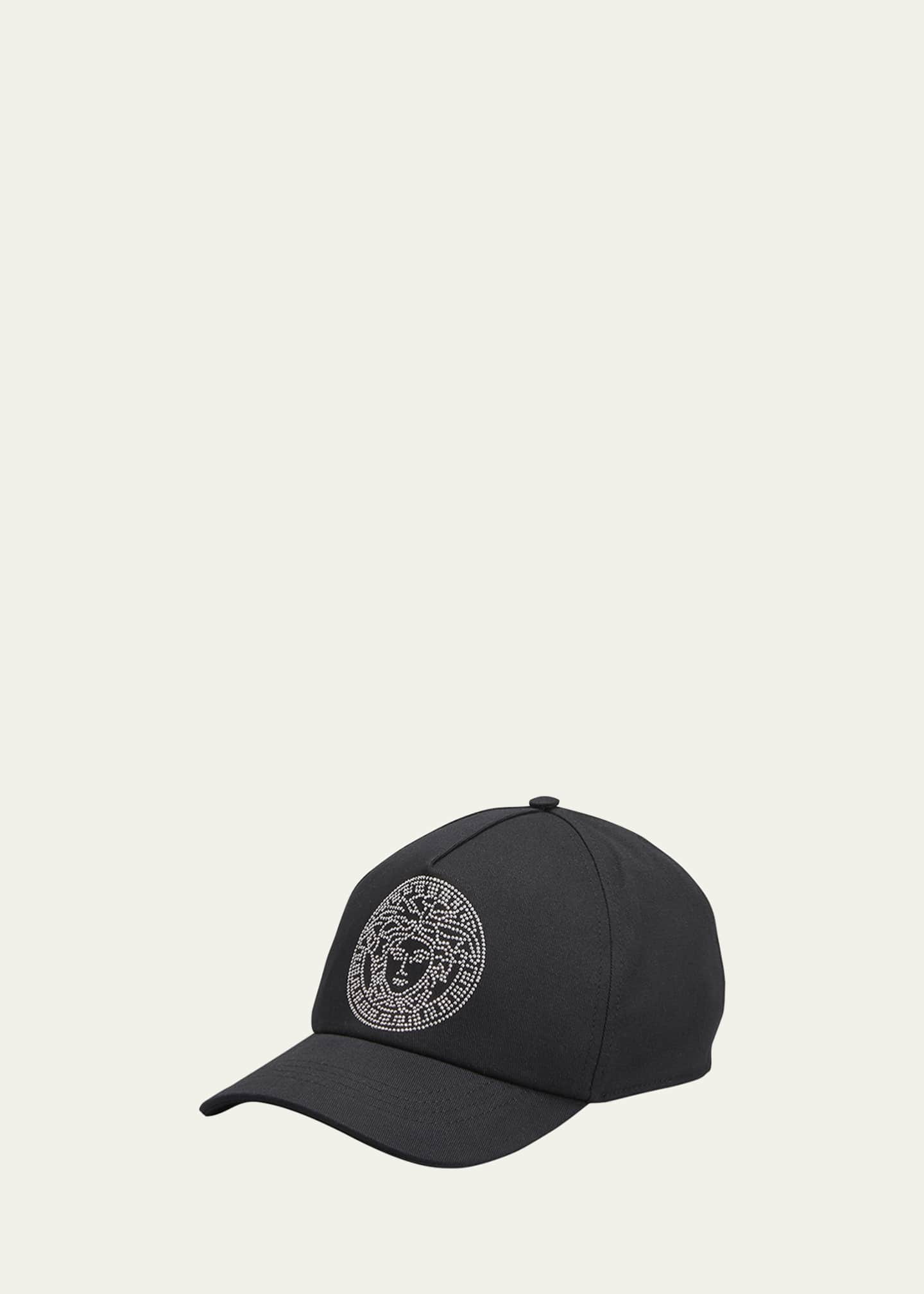 Versace Men's Studded Medusa Baseball Cap - Bergdorf Goodman