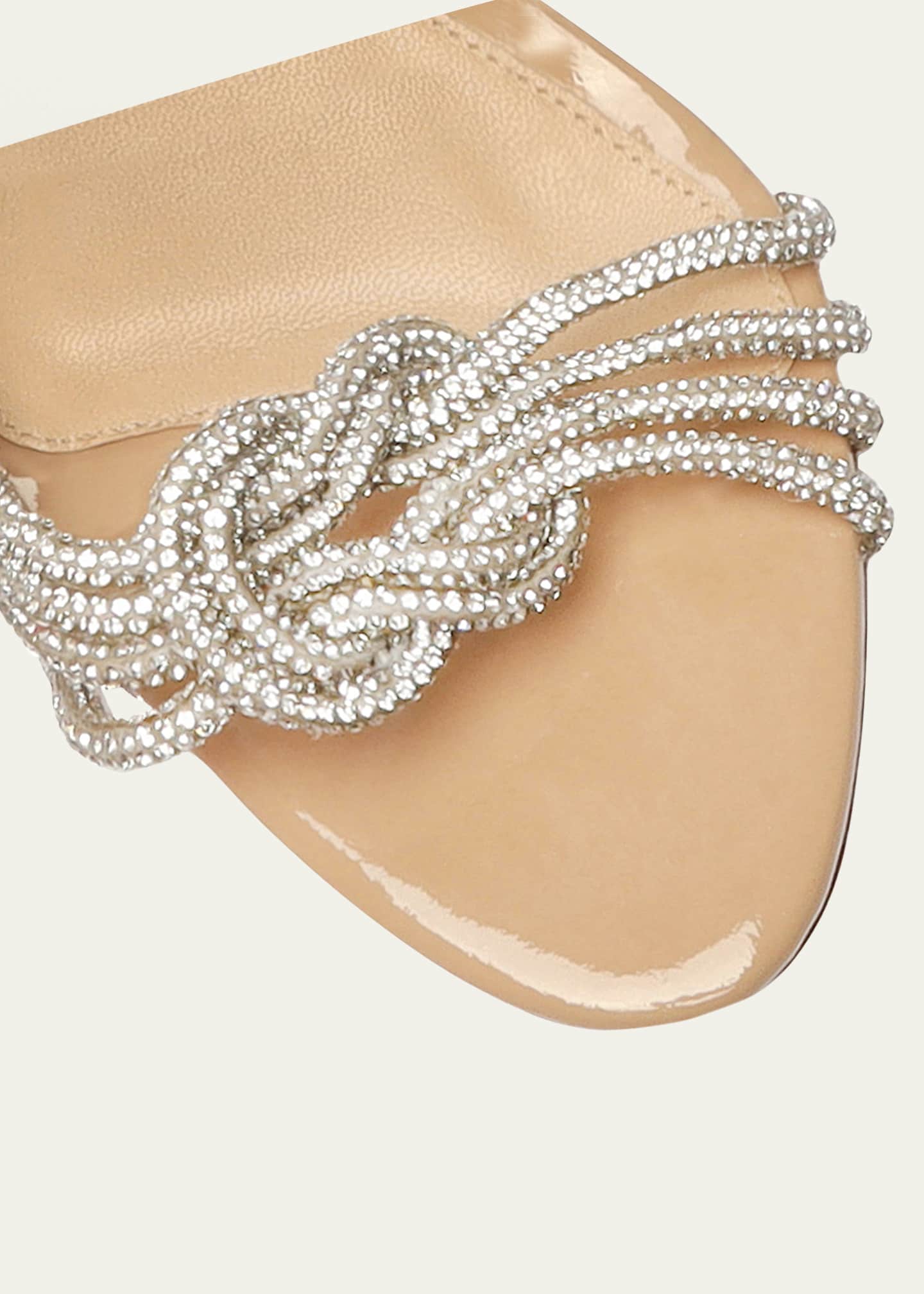 Alexandre Birman Vicky Crystal Knot Mule Sandals Image 3 of 3