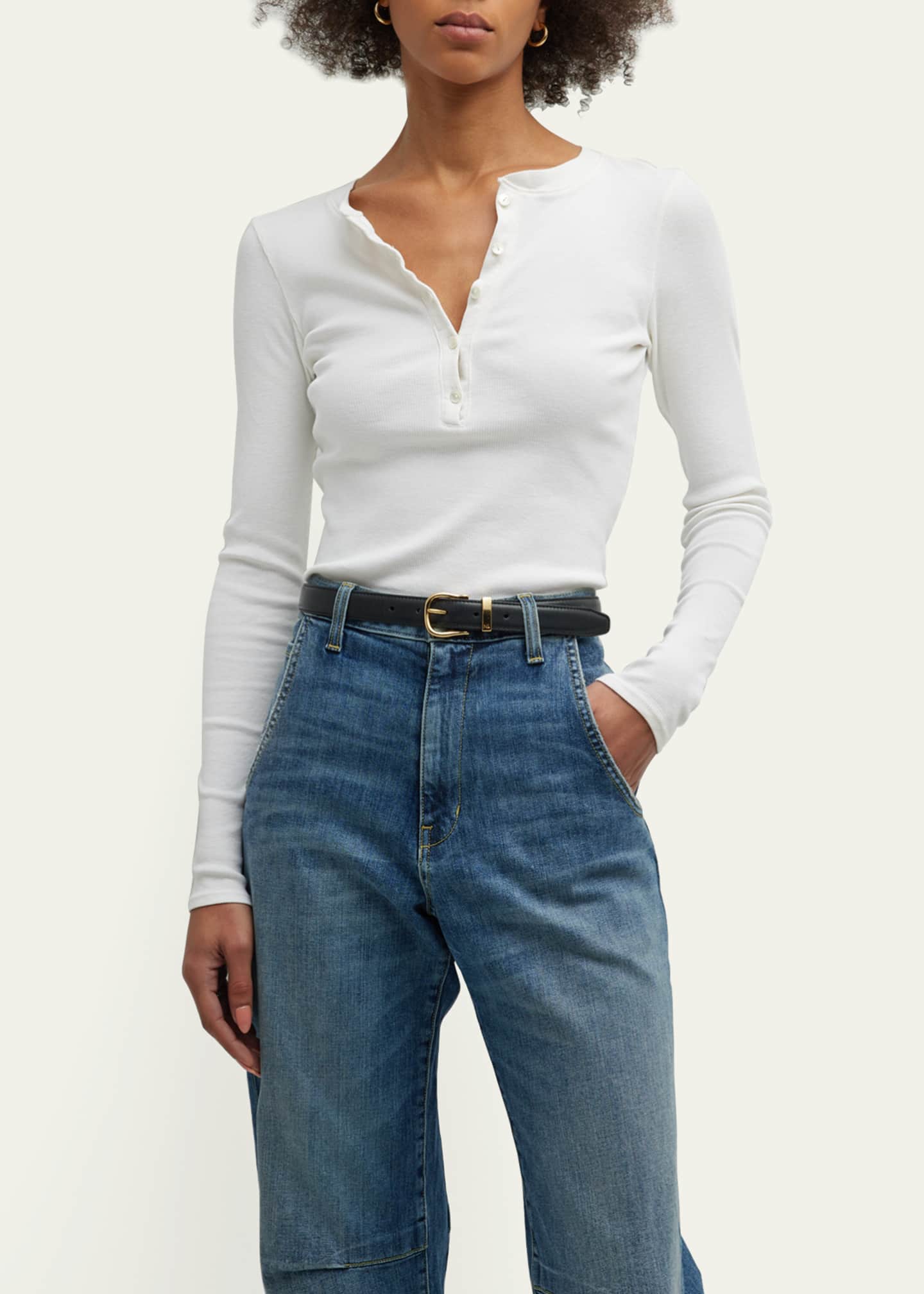 Jordan henley shirt top