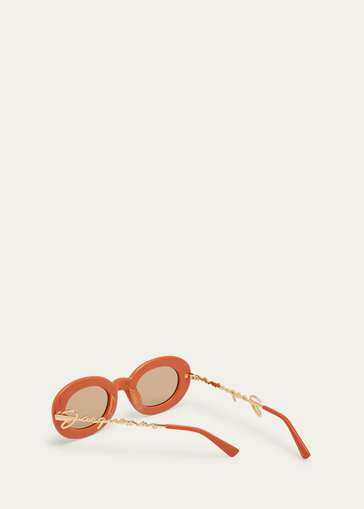 Jacquemus Les Lunettes Pralu Oval Acetate Sunglasses Image 2 of 5