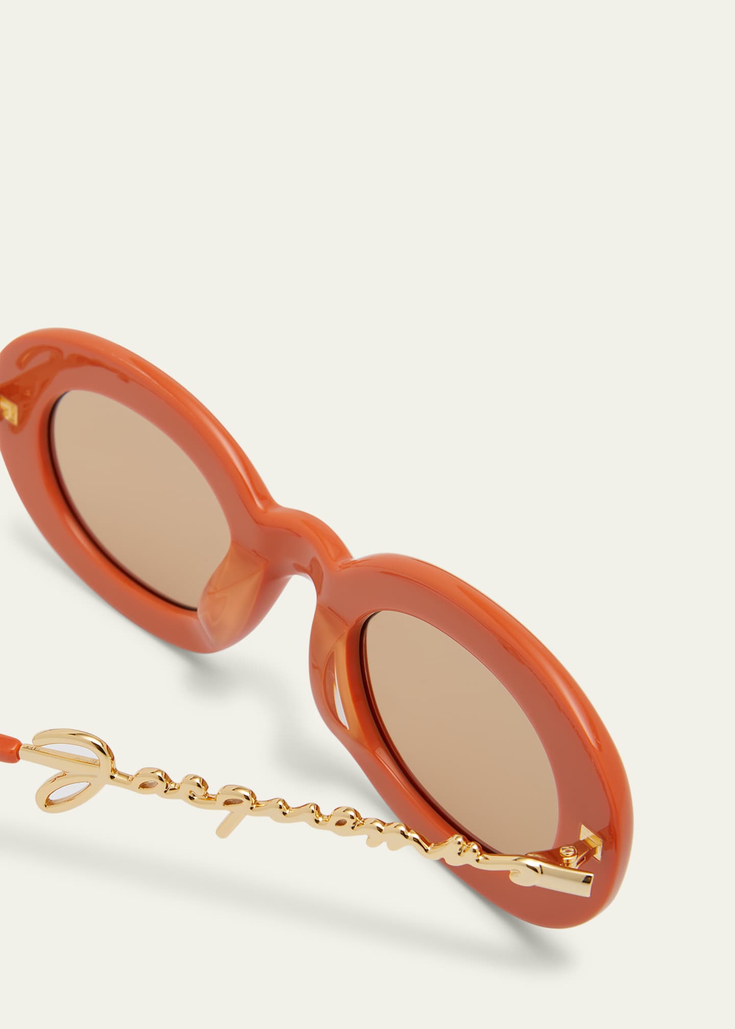 Jacquemus Les Lunettes Pralu Oval Acetate Sunglasses Image 4 of 5