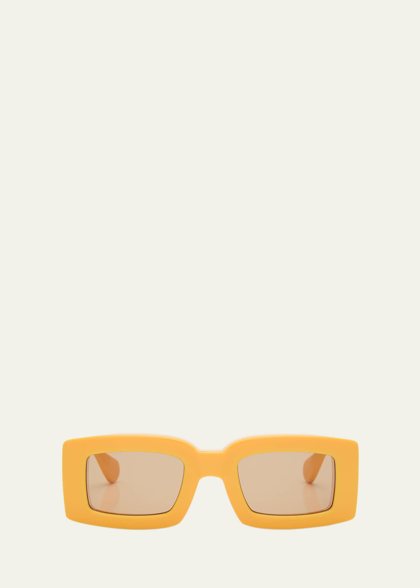 Jacquemus Les Lunettes Tupi Acetate Rectangle Sunglasses Image 1 of 5