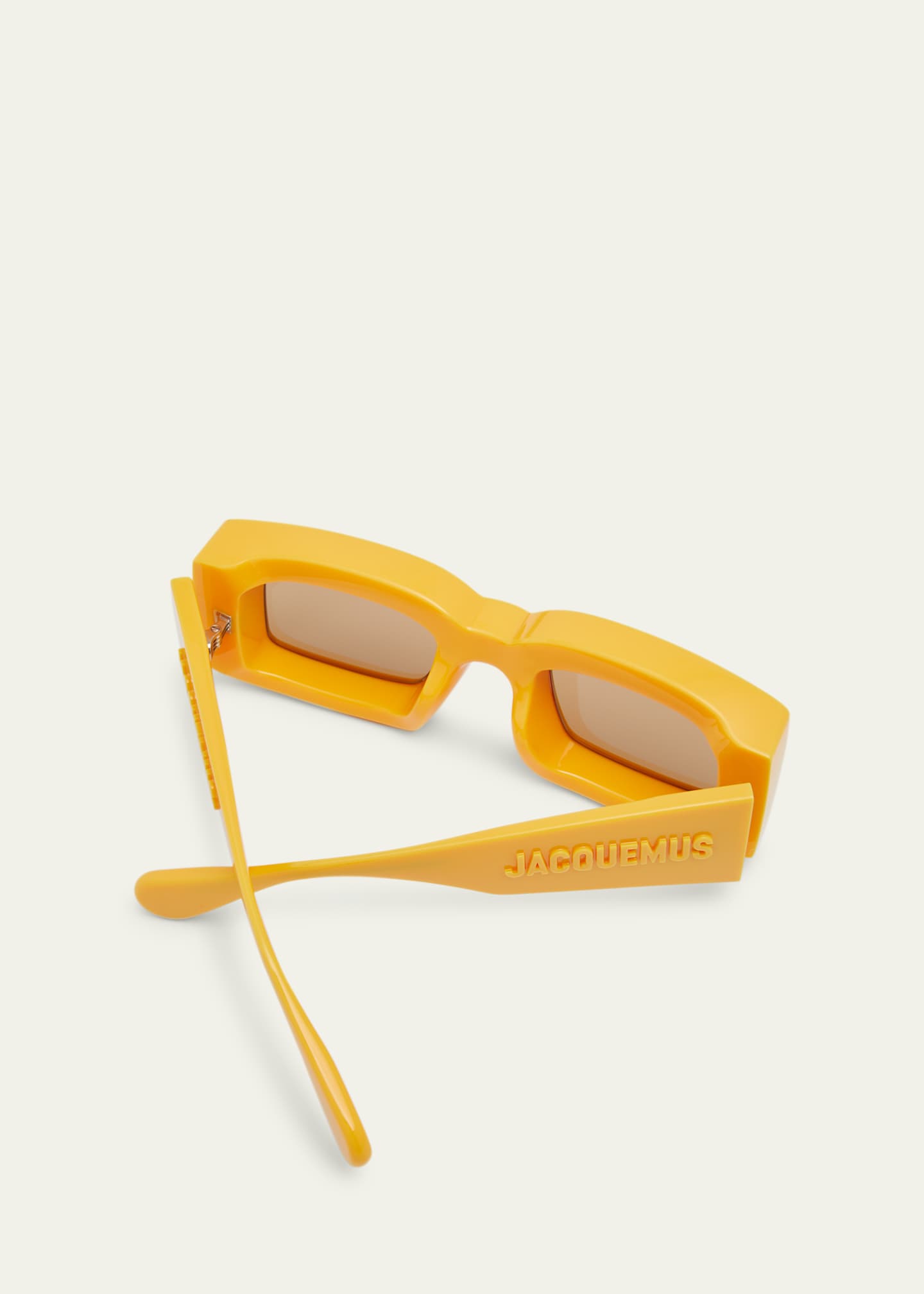 Jacquemus Les Lunettes Tupi Acetate Rectangle Sunglasses Image 5 of 5