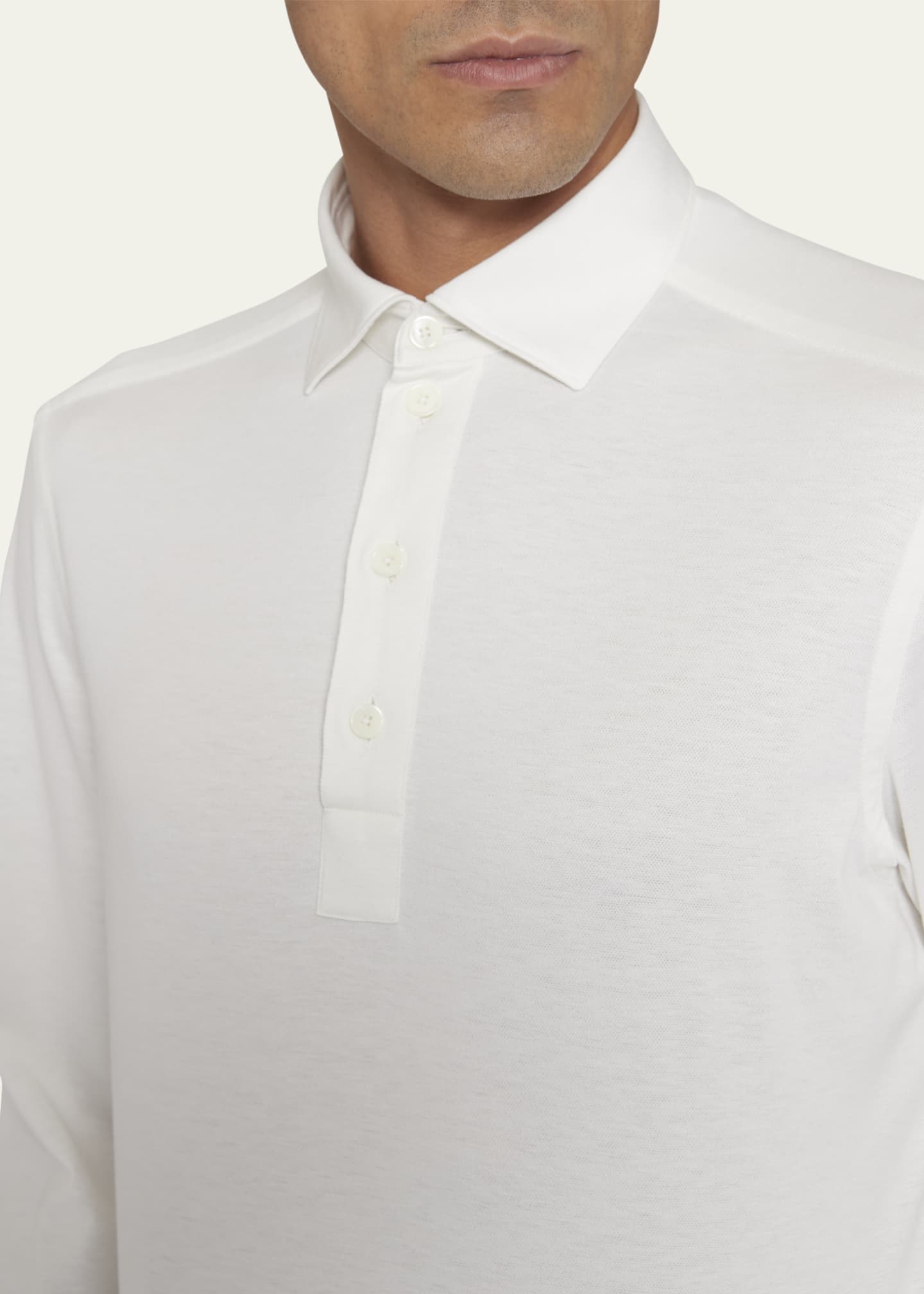 Zegna long sleeve polo outlet