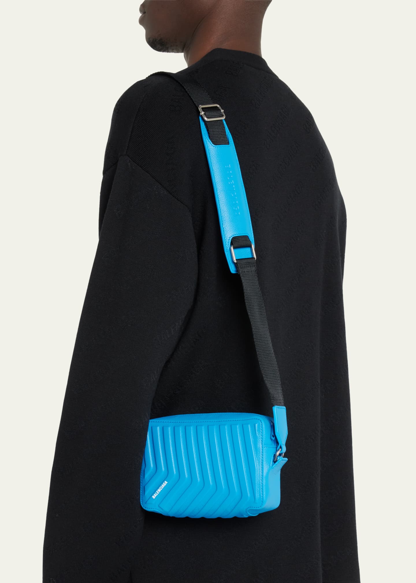 Balenciaga Men's Car Camera Crossbody Bag Bergdorf Goodman