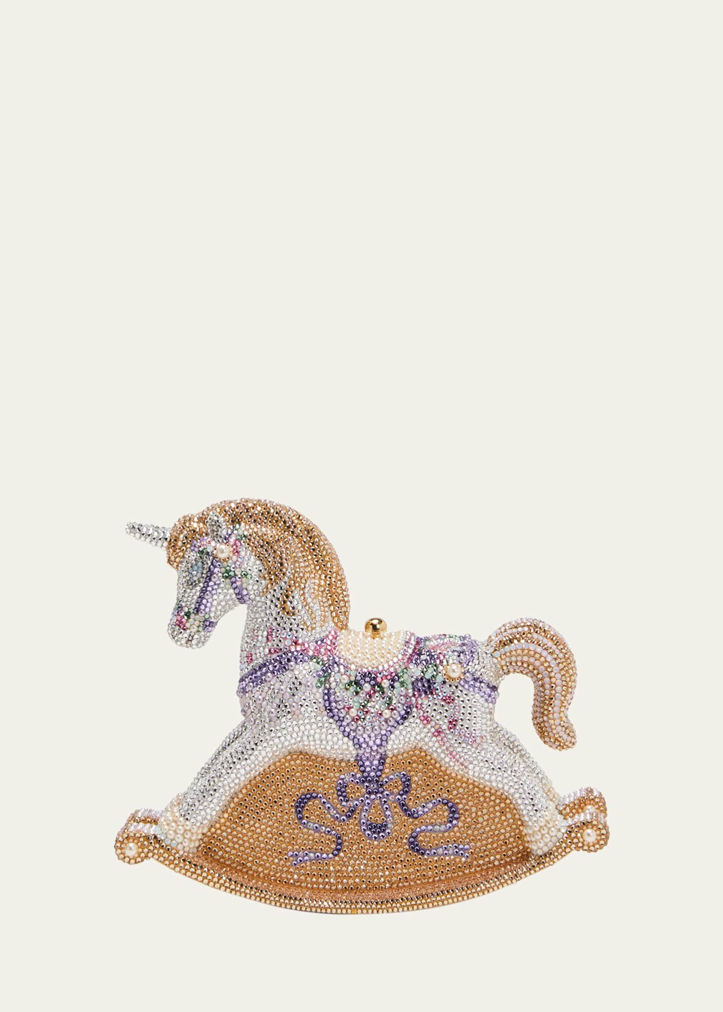 Judith Leiber Couture Willow Rocking Horse Crystal Minaudiere Image 1 of 5