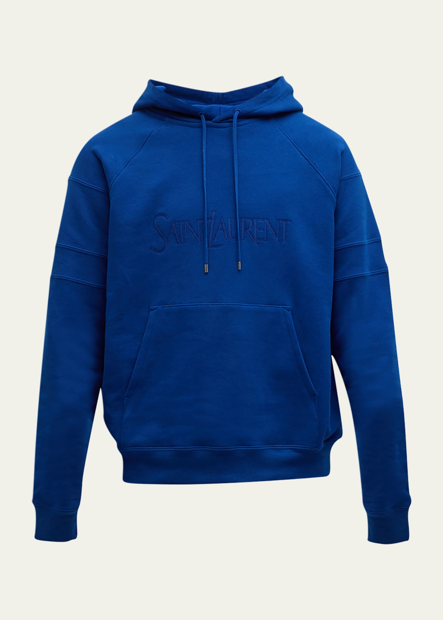 Saint Laurent Men s Colorblock Logo Hoodie Bergdorf Goodman