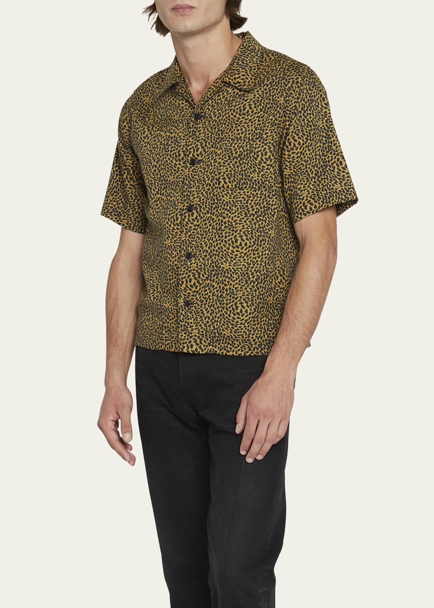 Saint laurent mens shirt clearance
