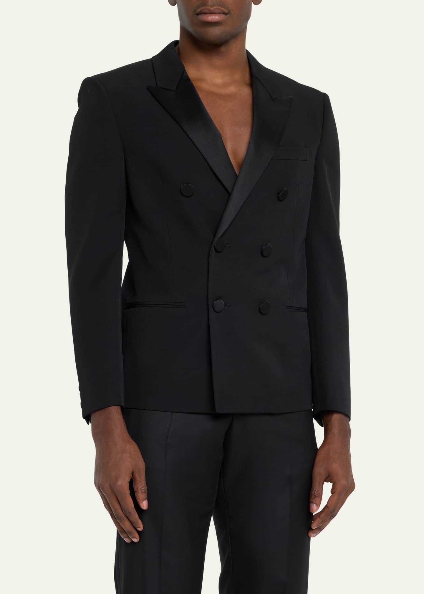 Saint laurent tuxedo shirt hotsell