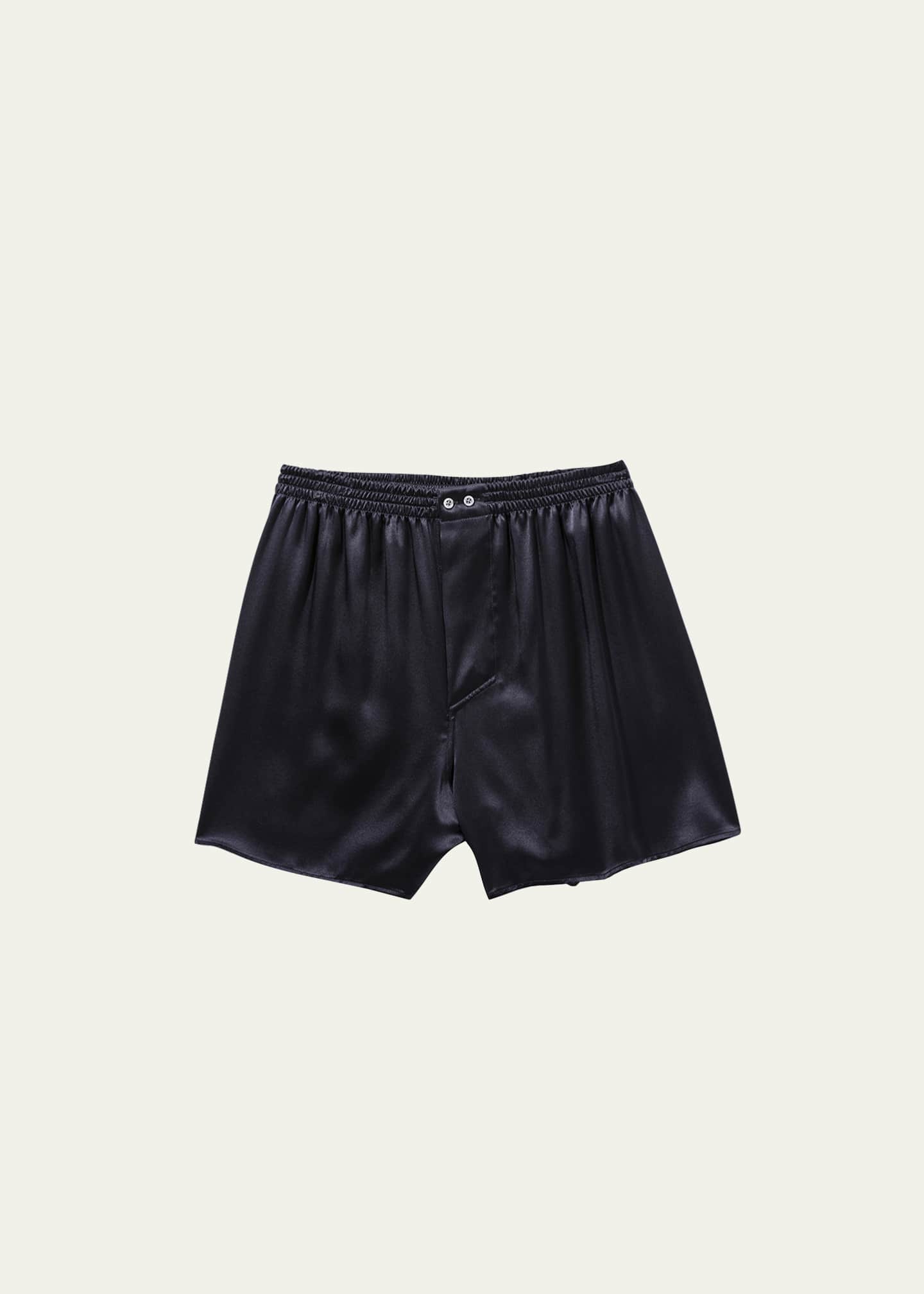 Zimmerli Men's Silk Boxer Shorts Bergdorf Goodman