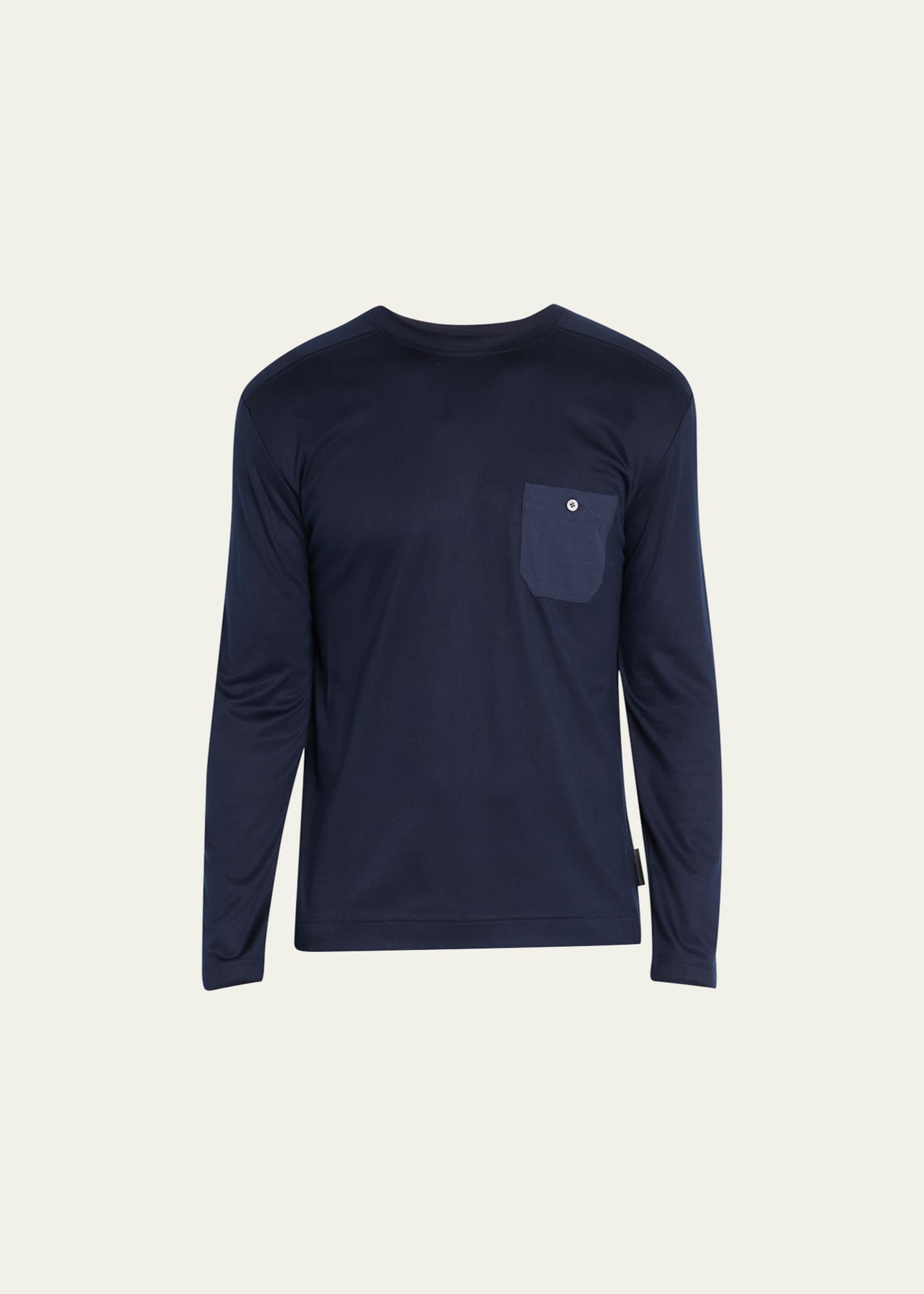 Zimmerli Men's T-Shirt with Chest Pocket Image 1 of 5