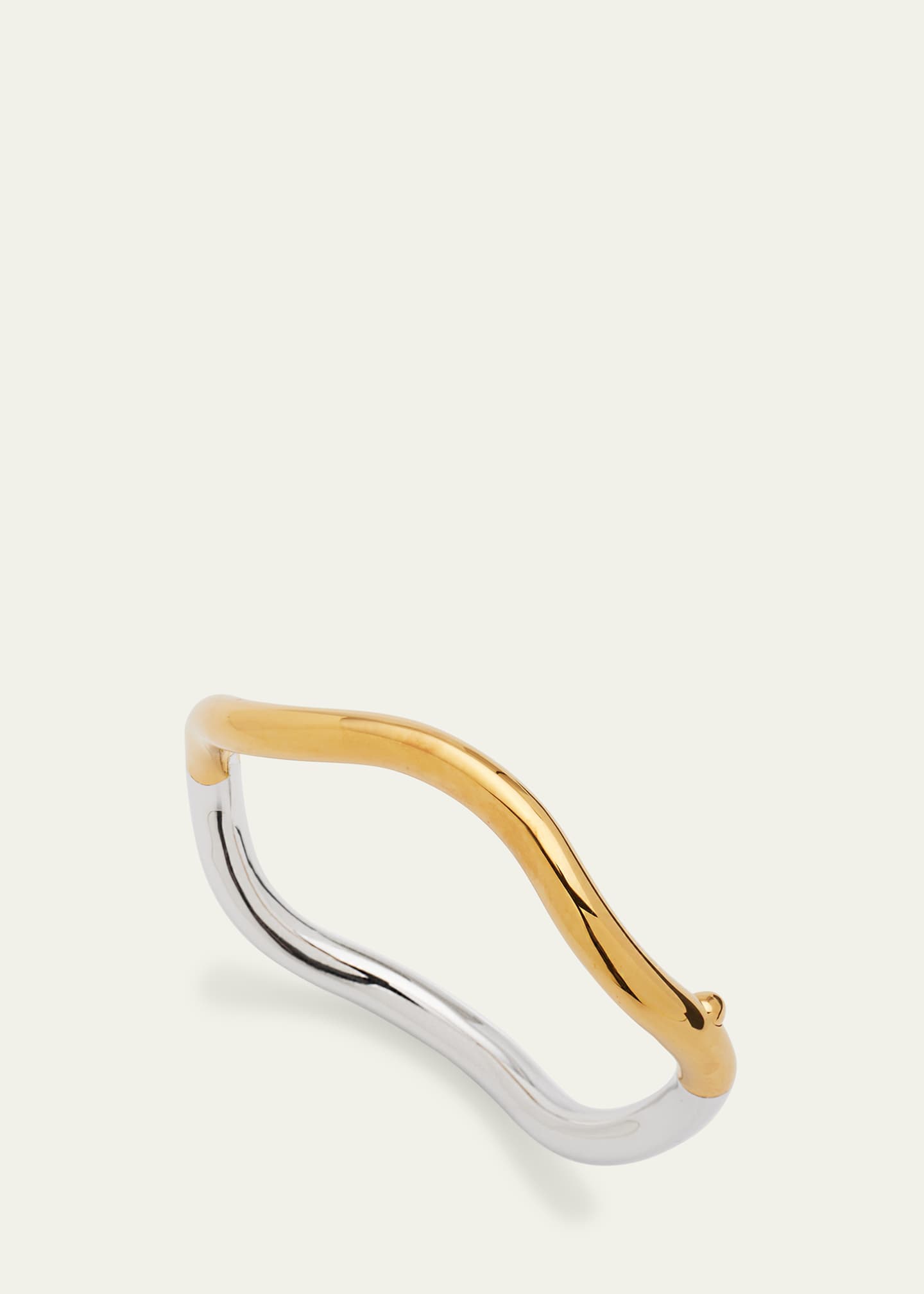Charlotte Chesnais 18K Gold Plated and Sterling Silver Wave Bracelet Image 3 of 4