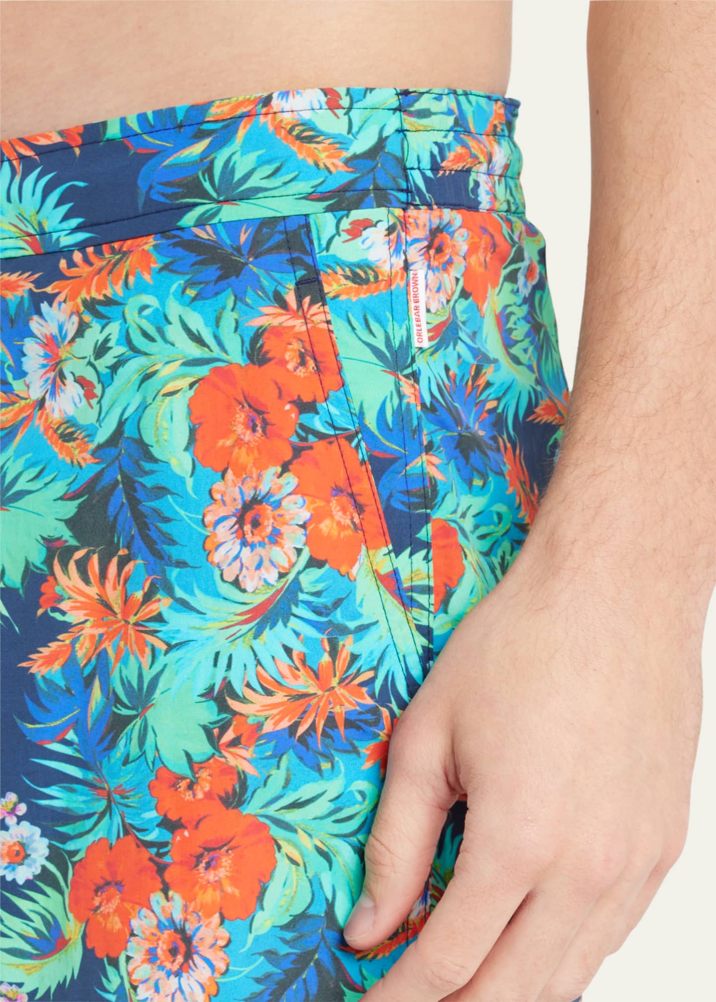 Orlebar Brown Men's Standard Floral Swim Shorts Bergdorf Goodman