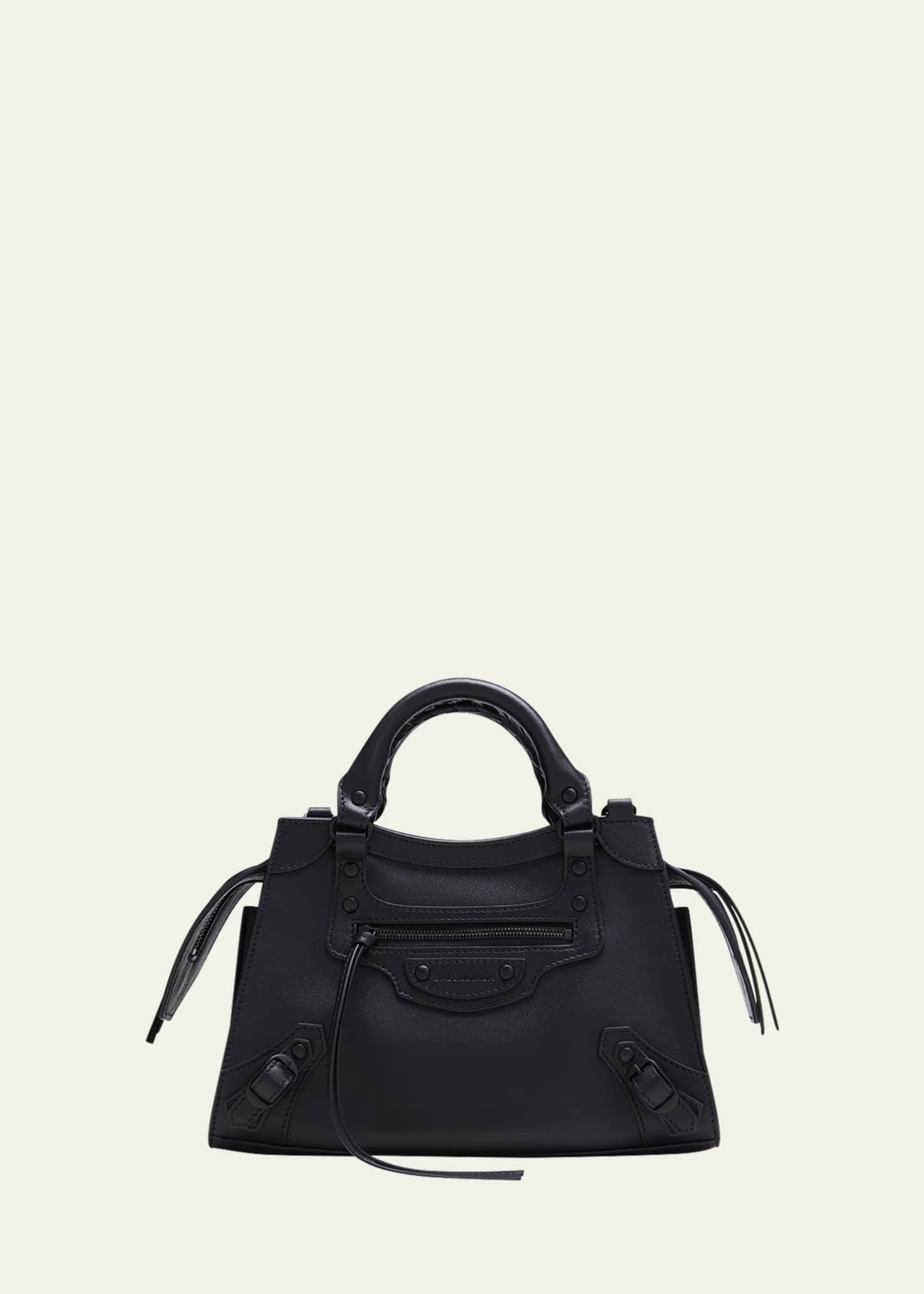 Balenciaga Classic City Handbag in Black Leather