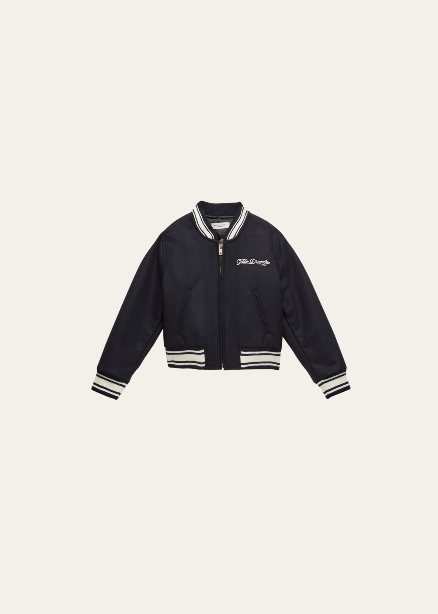 Golden Goose Girl's Golden Dreamers Embroidered Bomber