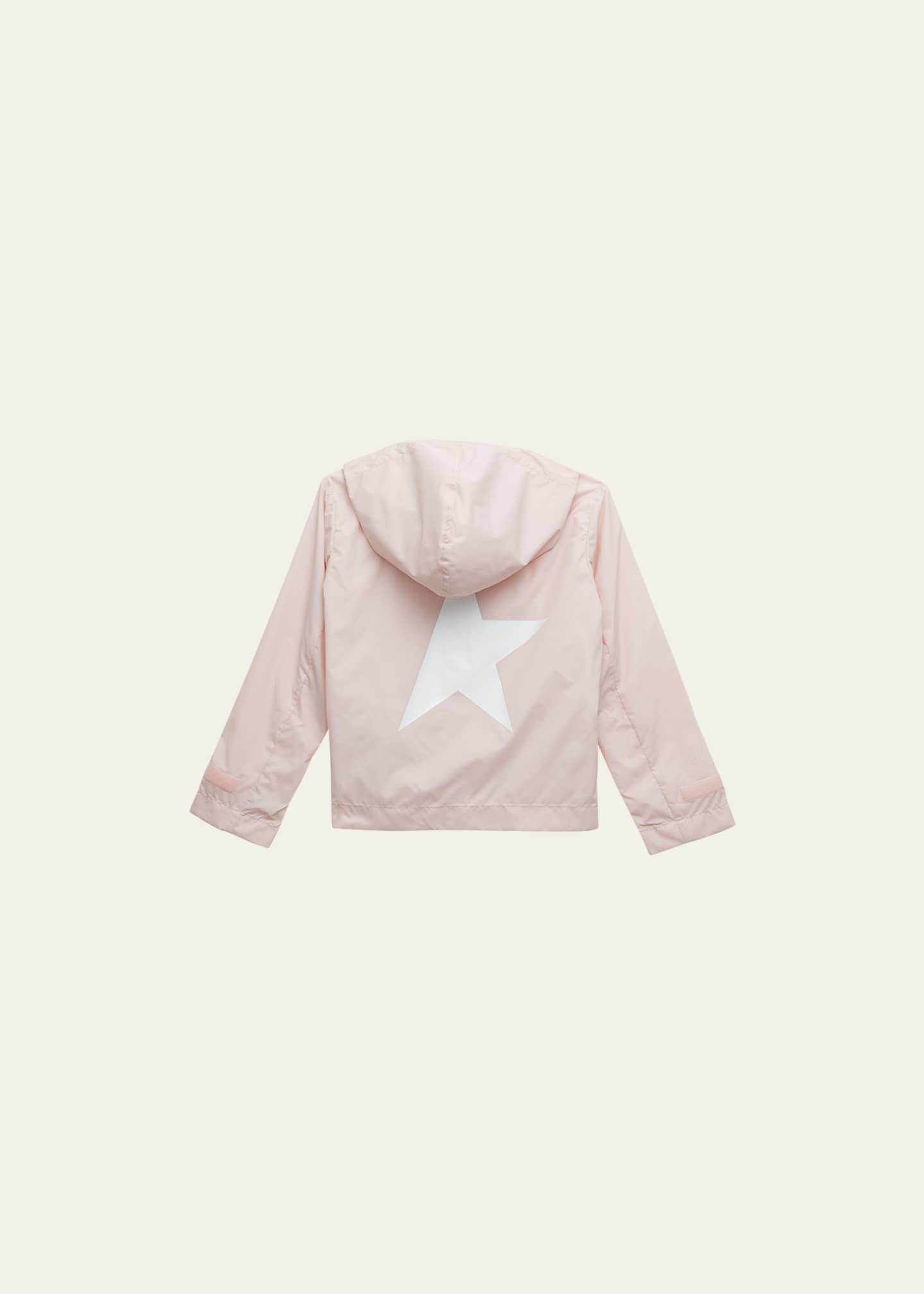 Golden Goose Girl's Star Logo-Print Windbreaker, Size 4-10 Image 2 of 3