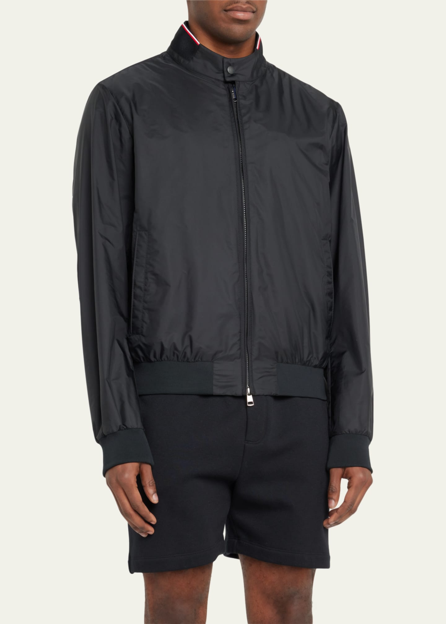 Moncler Men's Reppe Nylon Zip Jacket - Bergdorf Goodman