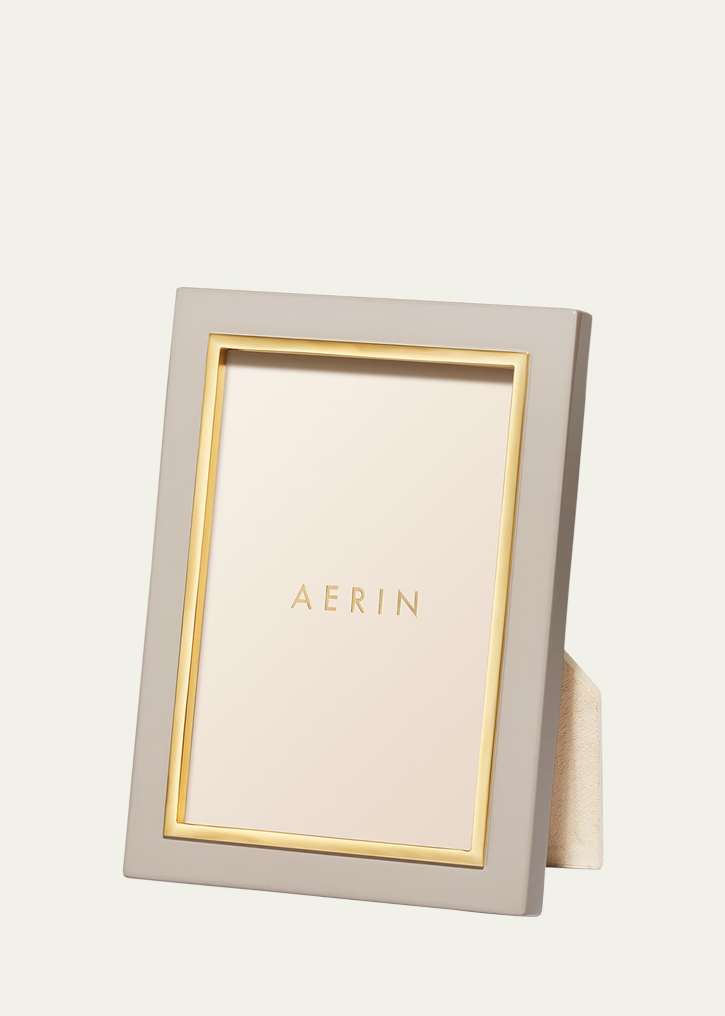 AERIN Varda Lacquer Photo Frame, French Blue - 4x6 Image 1 of 3