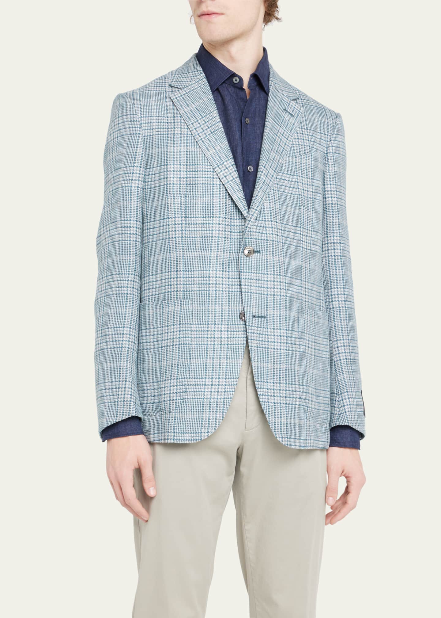 ZEGNA Men s Fairway Plaid Crossover Sport Jacket Bergdorf Goodman