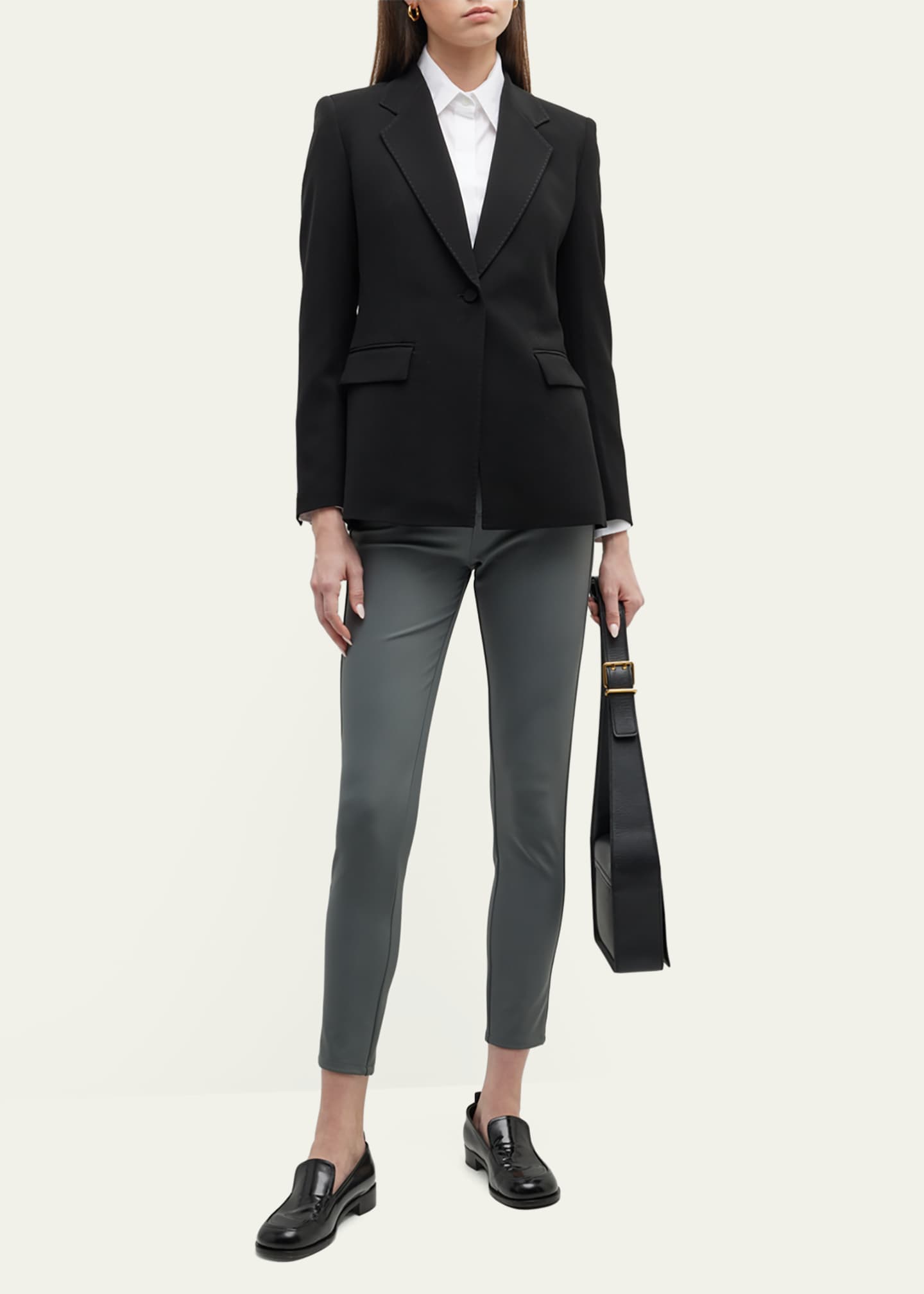 Lafayette 148 New York Holder Single-Button Jacket Image 2 of 5