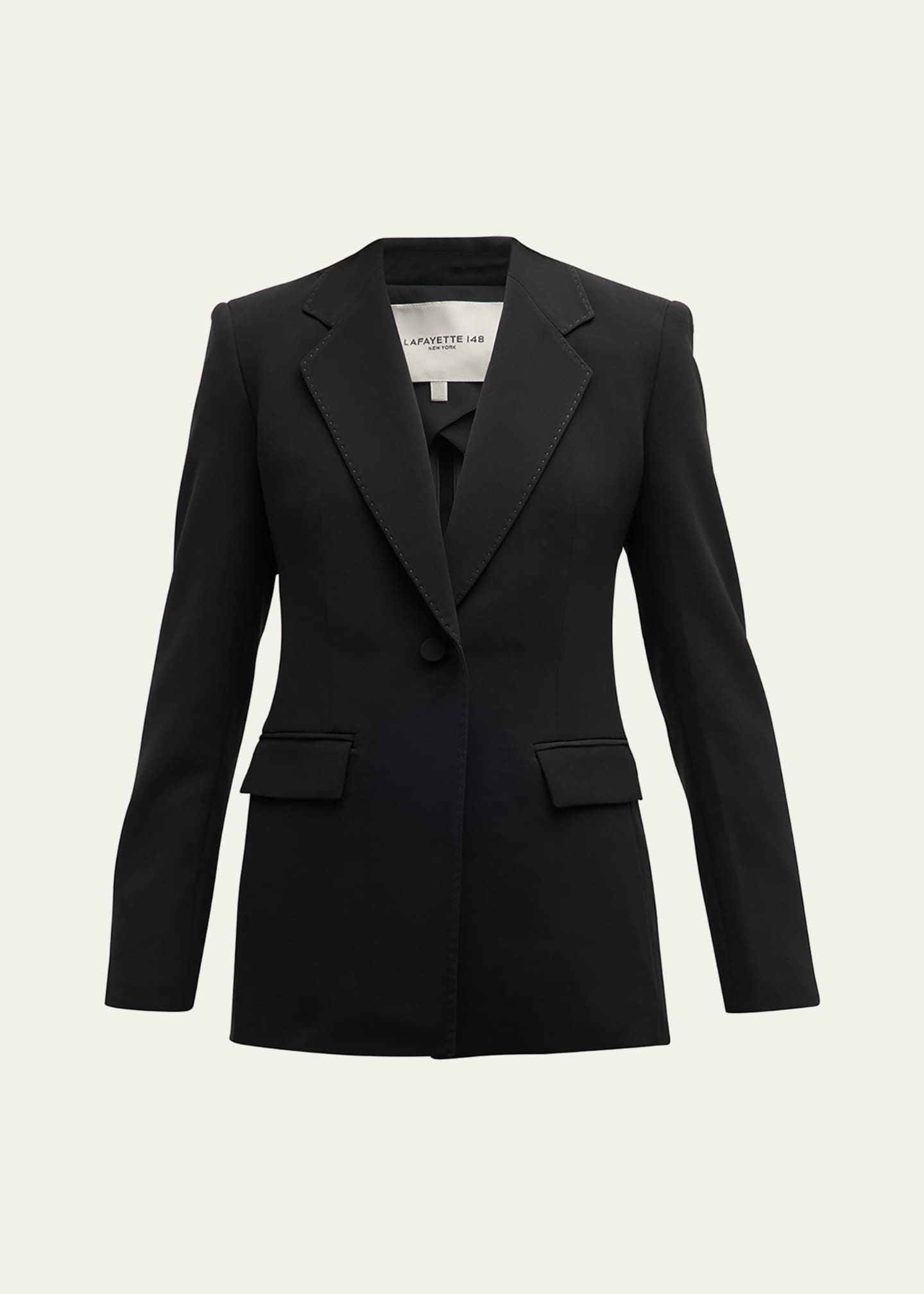 Lafayette 148 New York Holder Single-Button Jacket Image 1 of 5