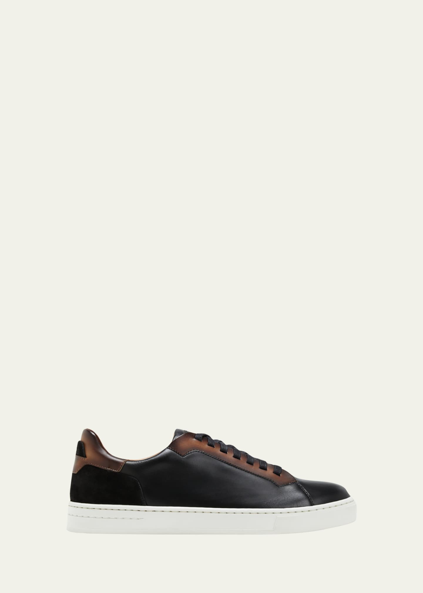 Magnanni Men's Amadeo Bicolor Leather Low-Top Sneakers Image 1 of 5