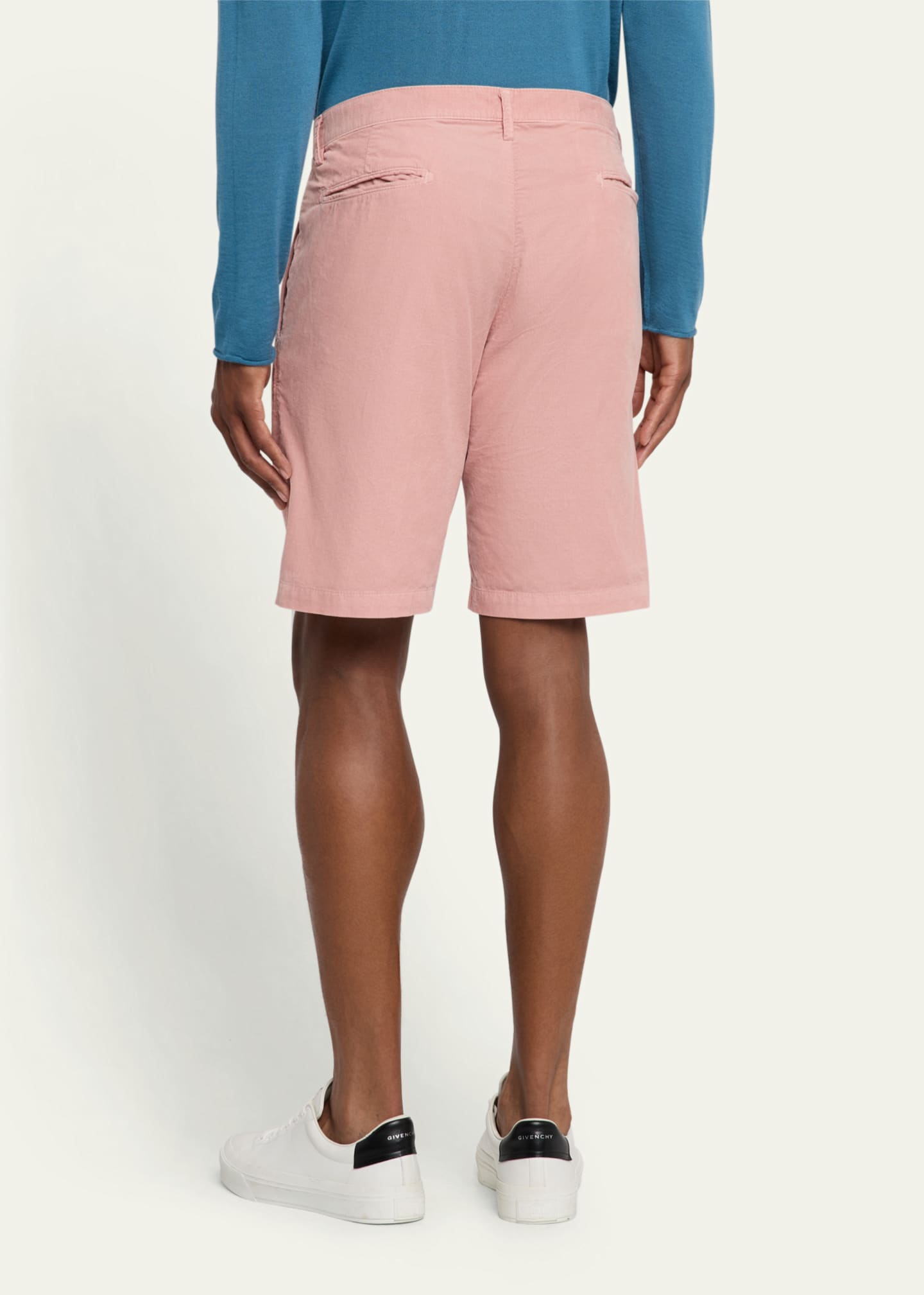 Massimo Alba Men's Flat Front Corduroy Shorts Image 3 of 5