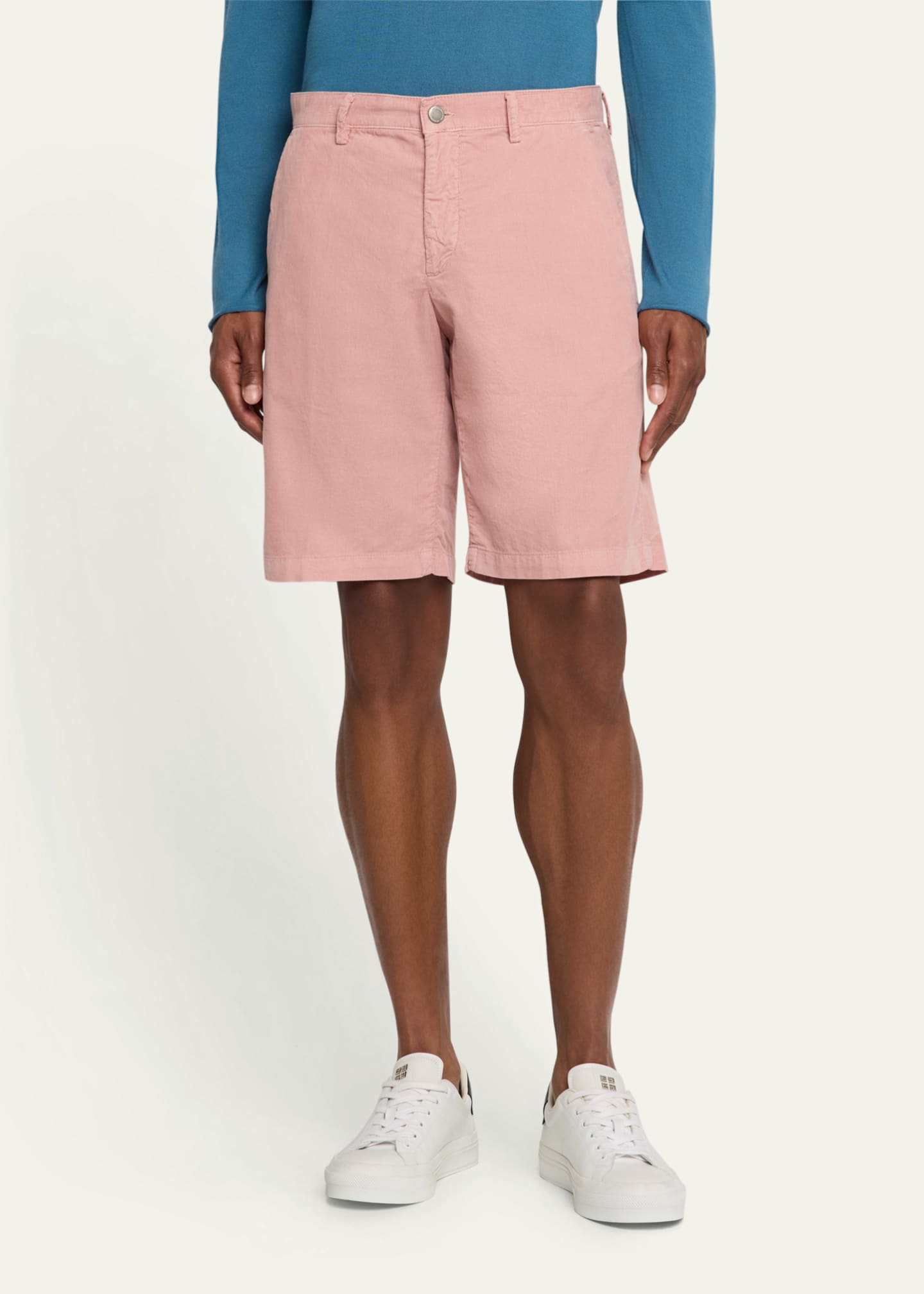 Massimo Alba Men's Flat Front Corduroy Shorts Image 4 of 5