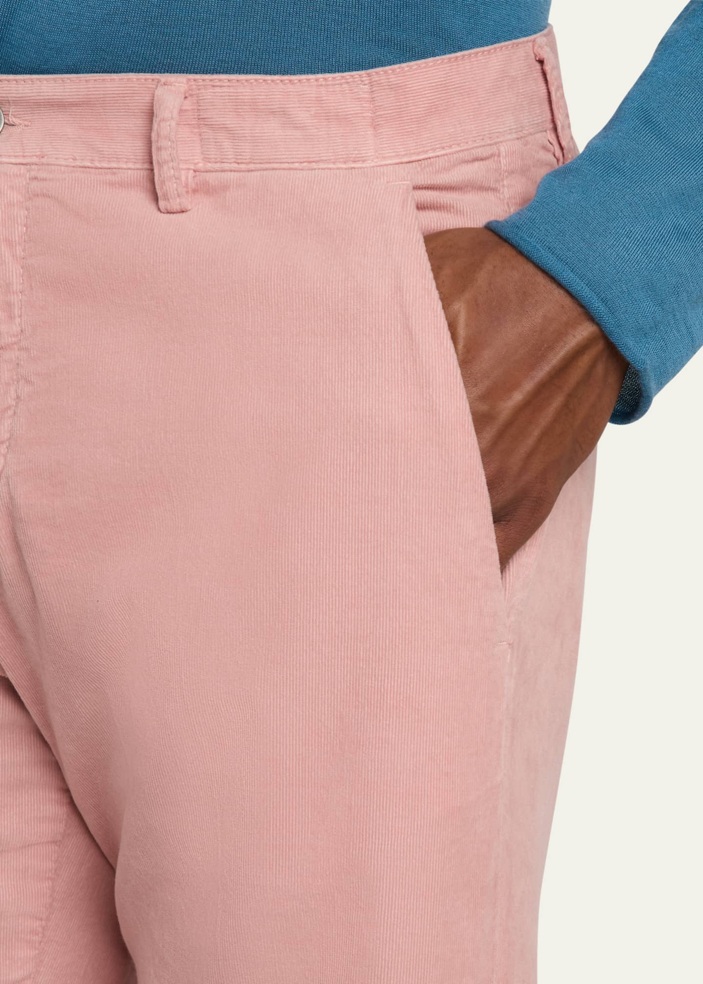 Massimo Alba Men's Flat Front Corduroy Shorts Image 5 of 5