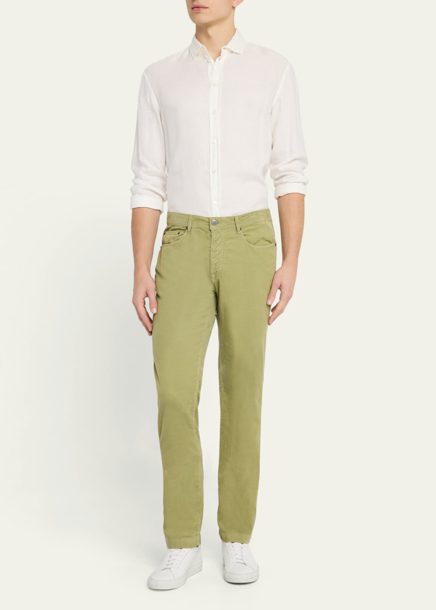 Men's Corduroy 5-Pocket Pants - Thumbnail 2